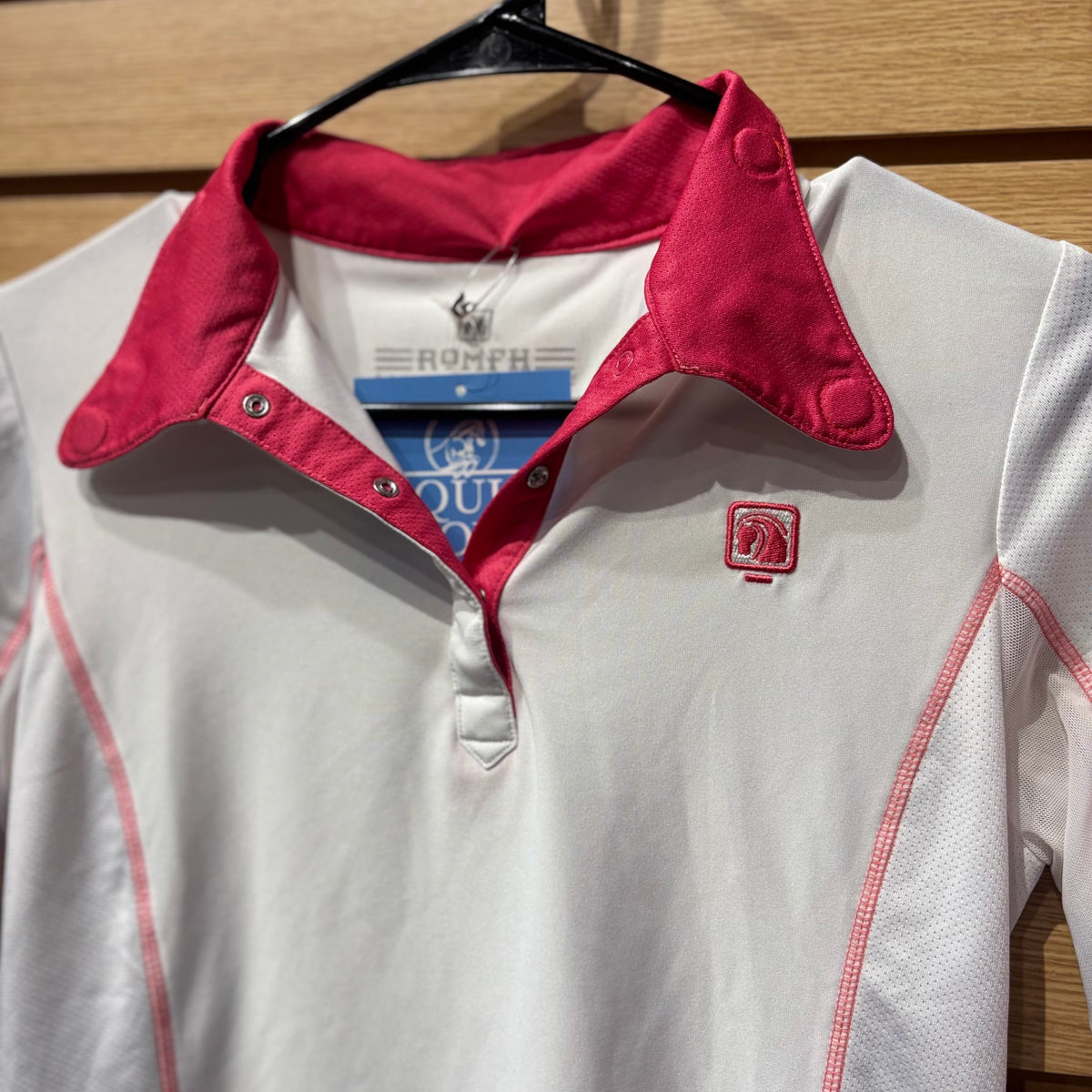 Used Youth Large White Romfh Show Shirt