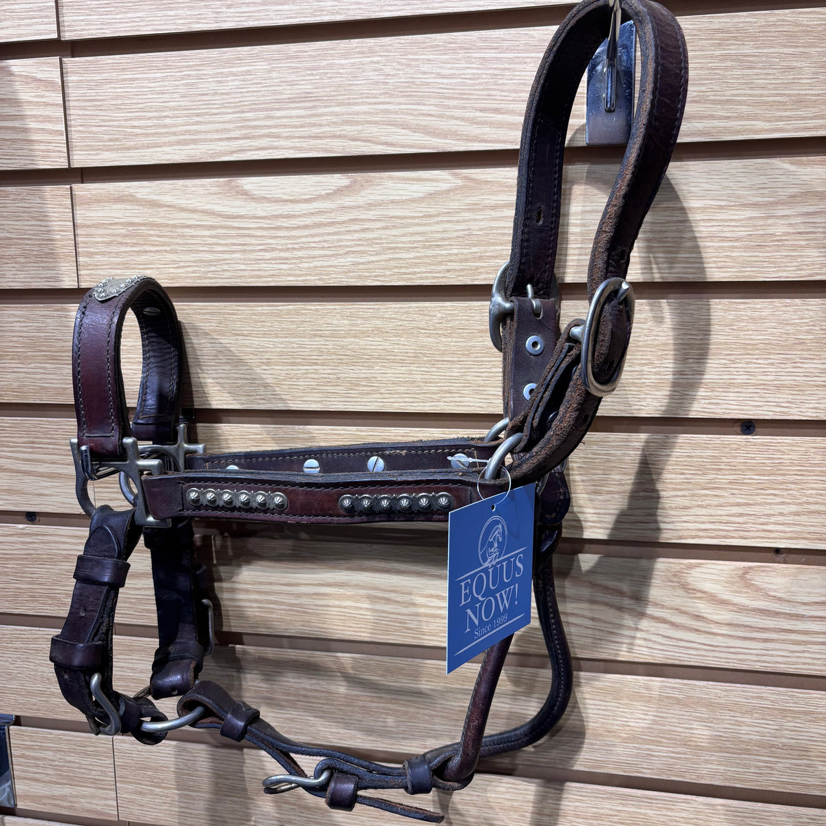 Used Full Dark Brown Western Halter