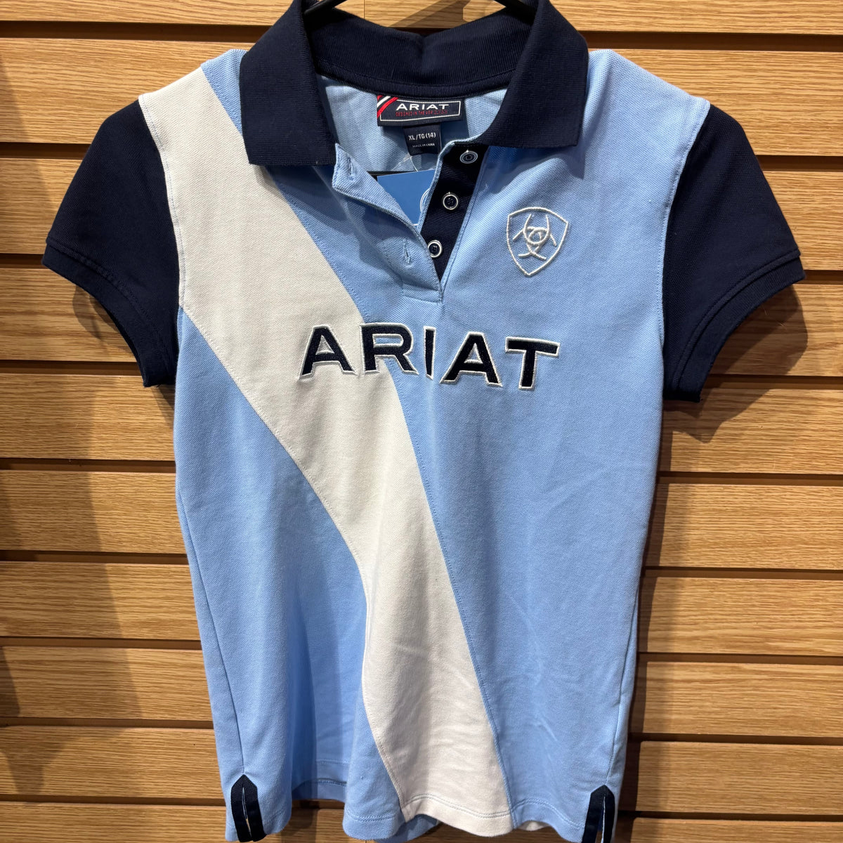 Used Youth XL Blue Ariat Polo