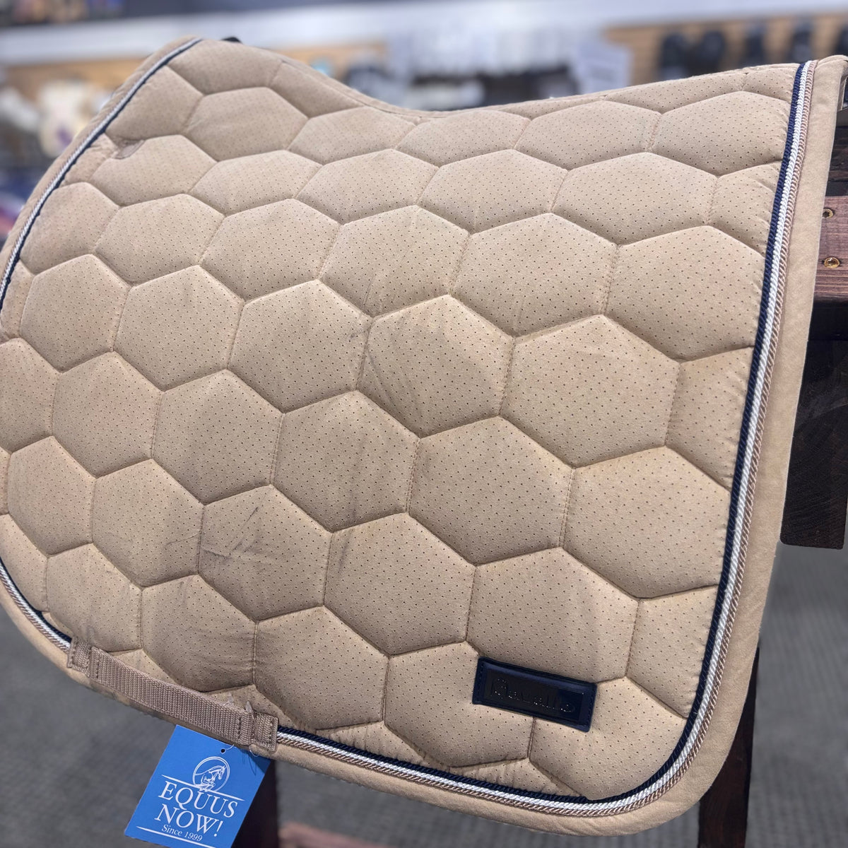 Used Cavallo Suede Tan Dressage Saddle Pad