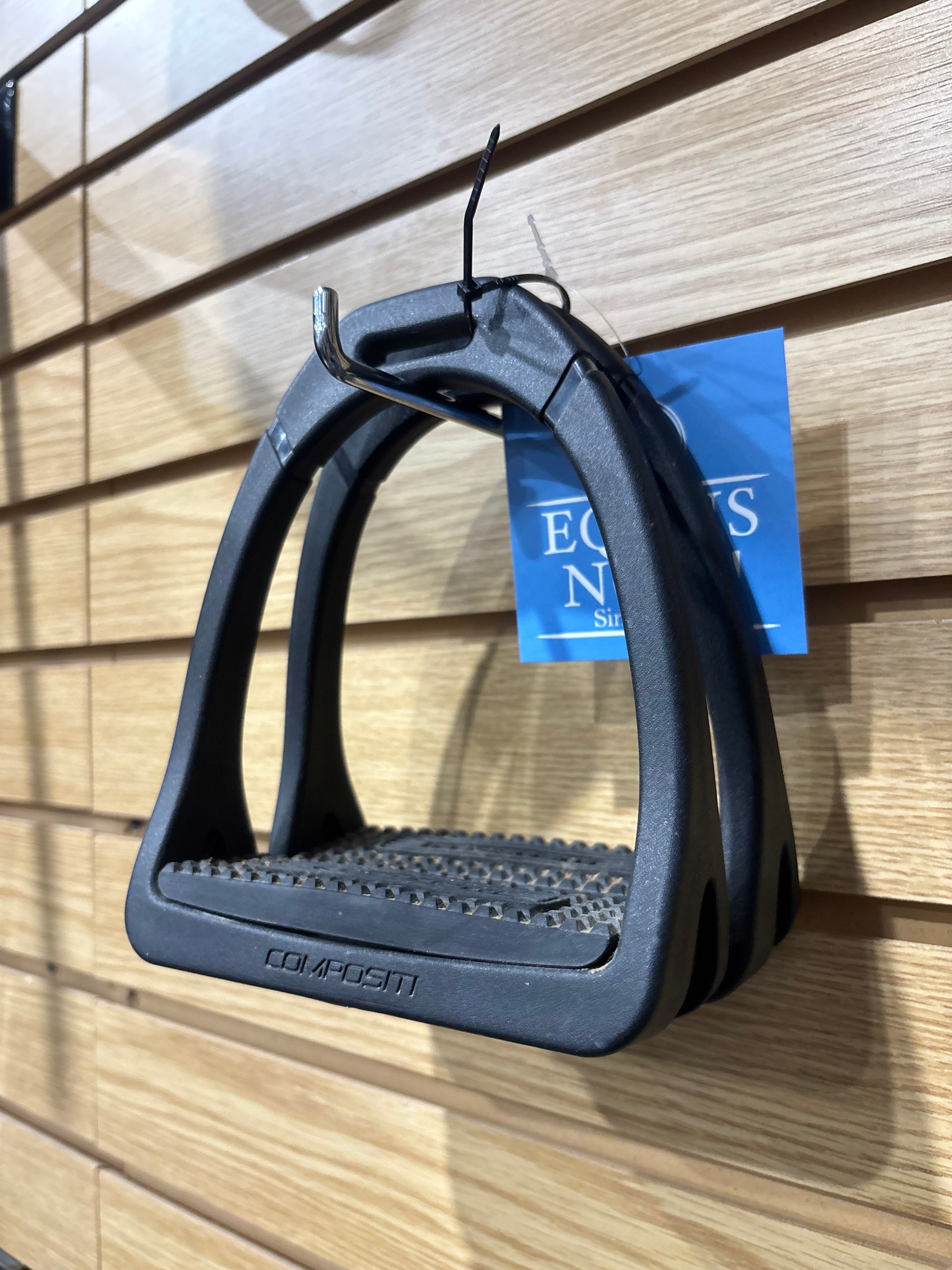 Used 5" Black Compositi Stirrup Irons