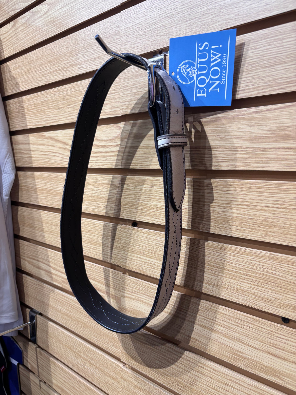 Used Small White Rebecca Ray Belt