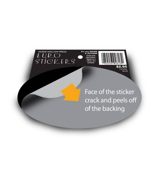 Horse Hollow Press - Oval Equestrian Horse Sticker / Therapy / WATERPROOF