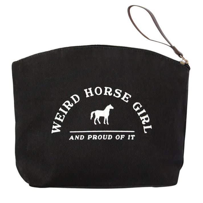 Spiced Equestrian Weird Horse Girl Makeup Bag - sku to order - 60032931