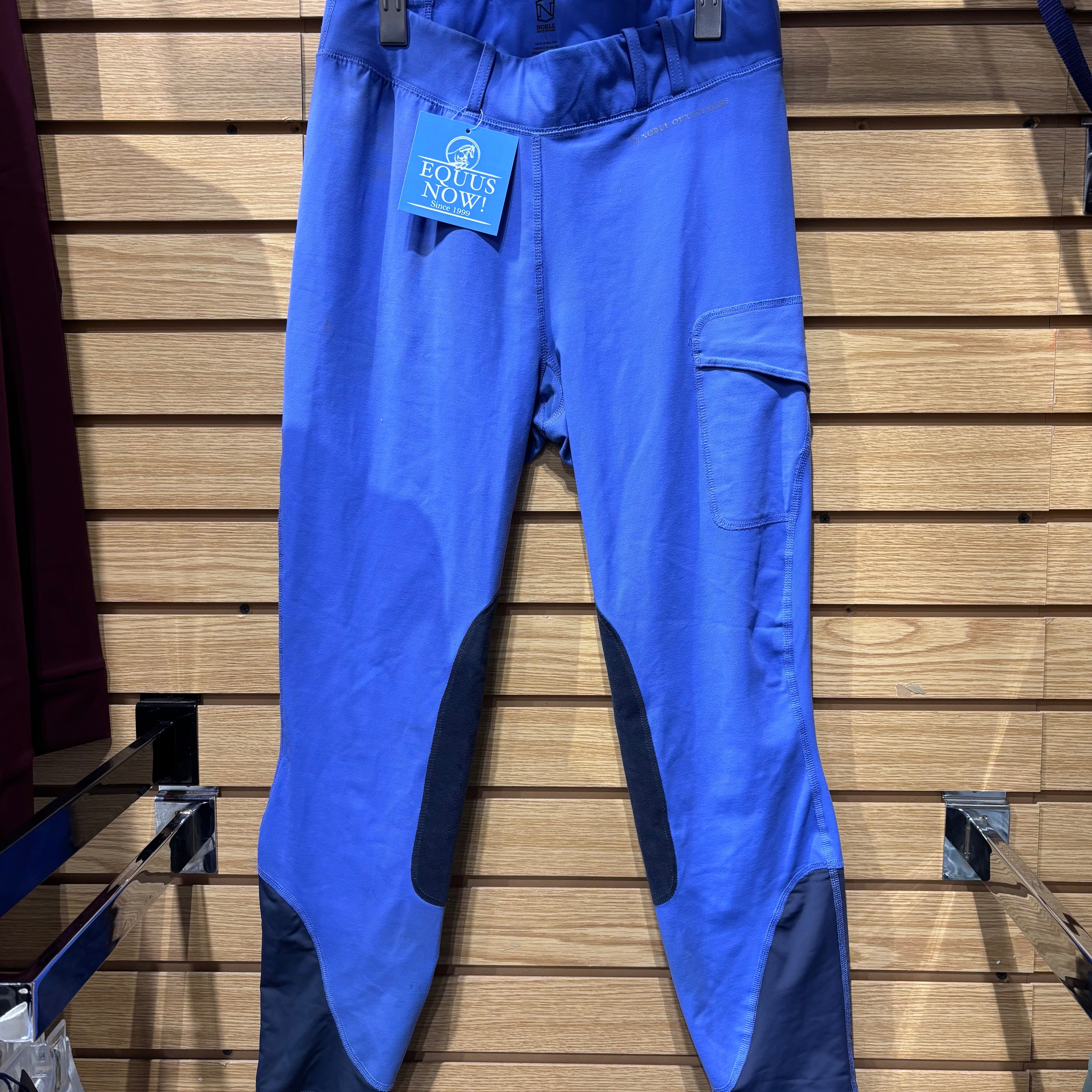 Used Large Blue Noble Outfitters Knee Patch Tights