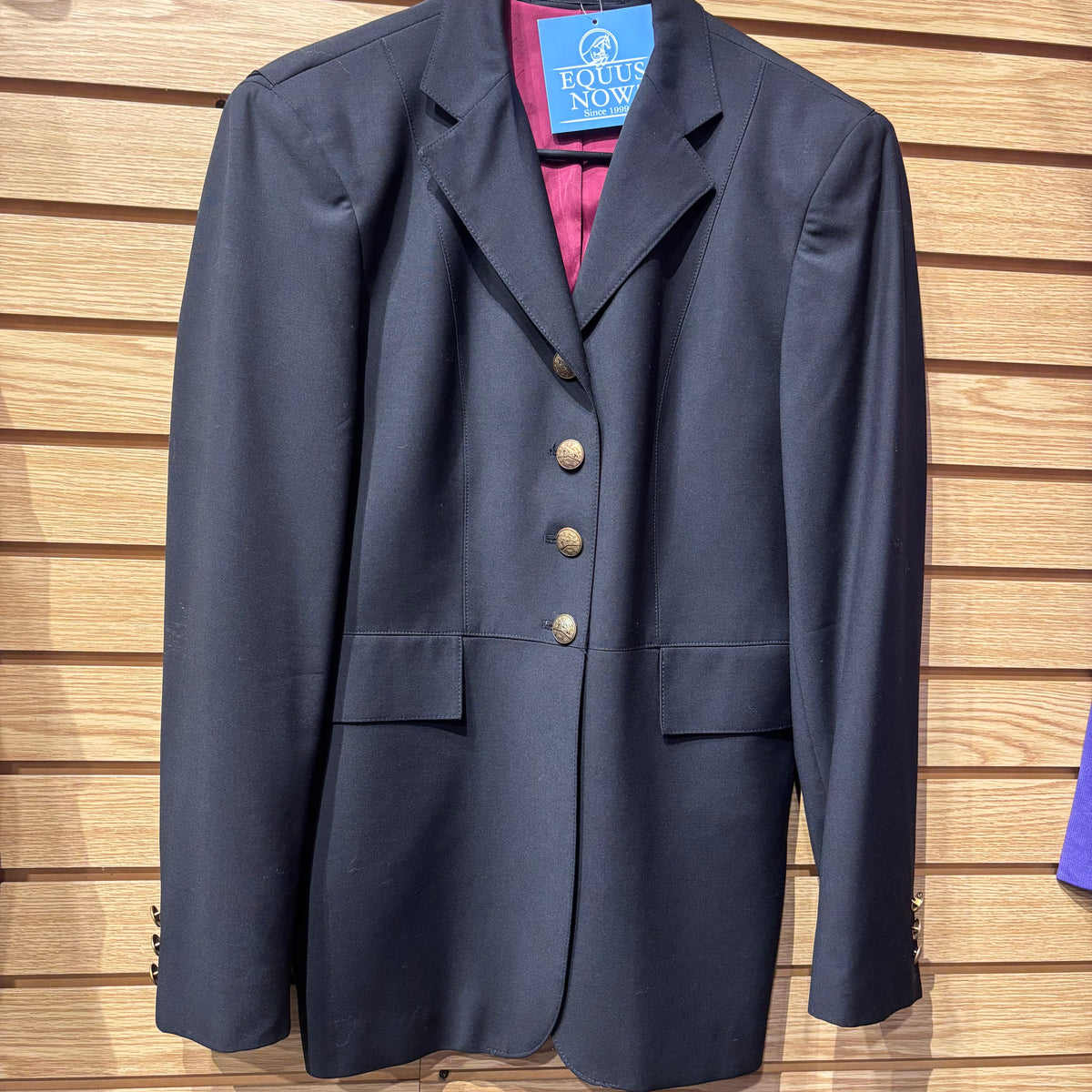 Used 6R Black RJ Classics Black Hunt Coat