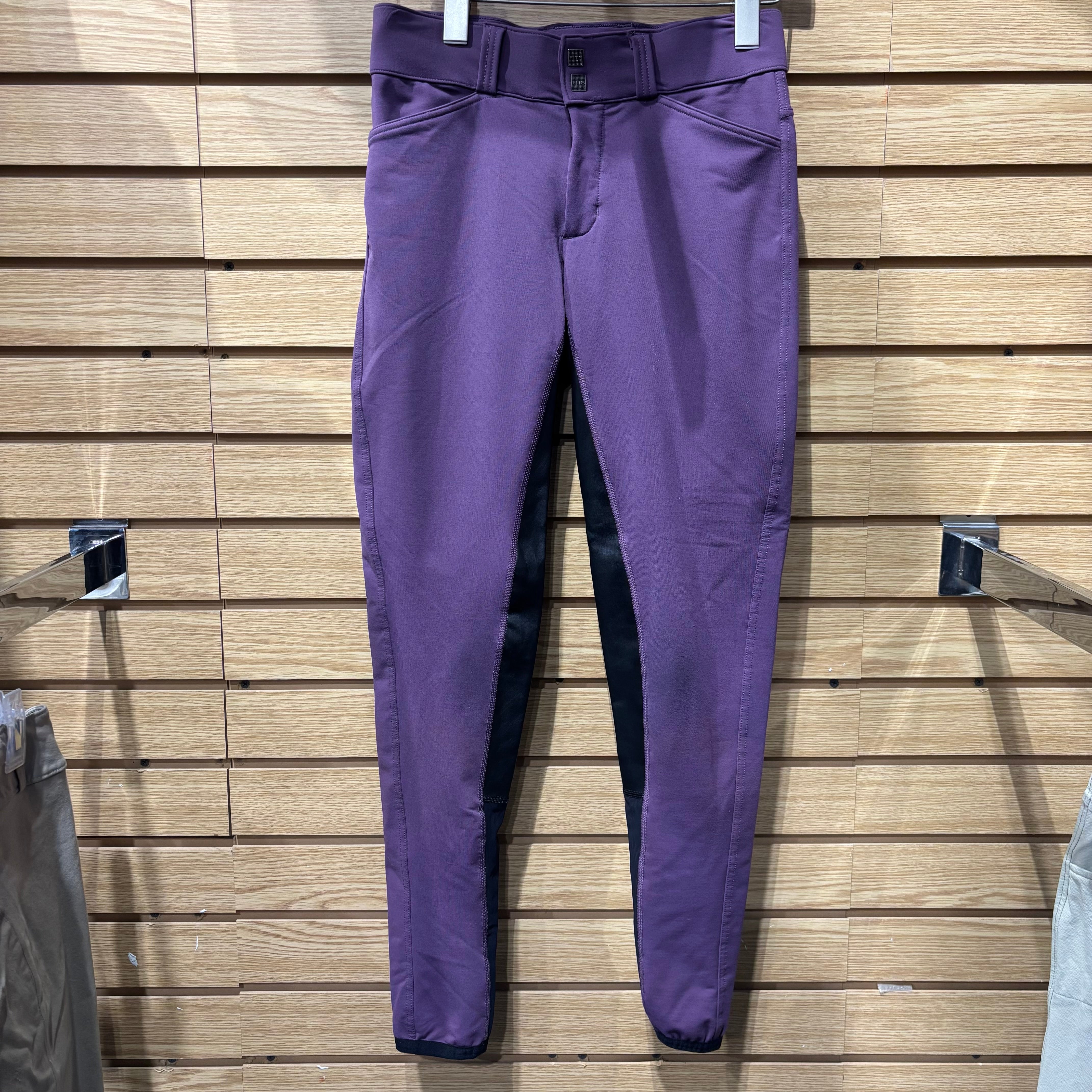 Used Small Purple FITS Full Seat Breeches