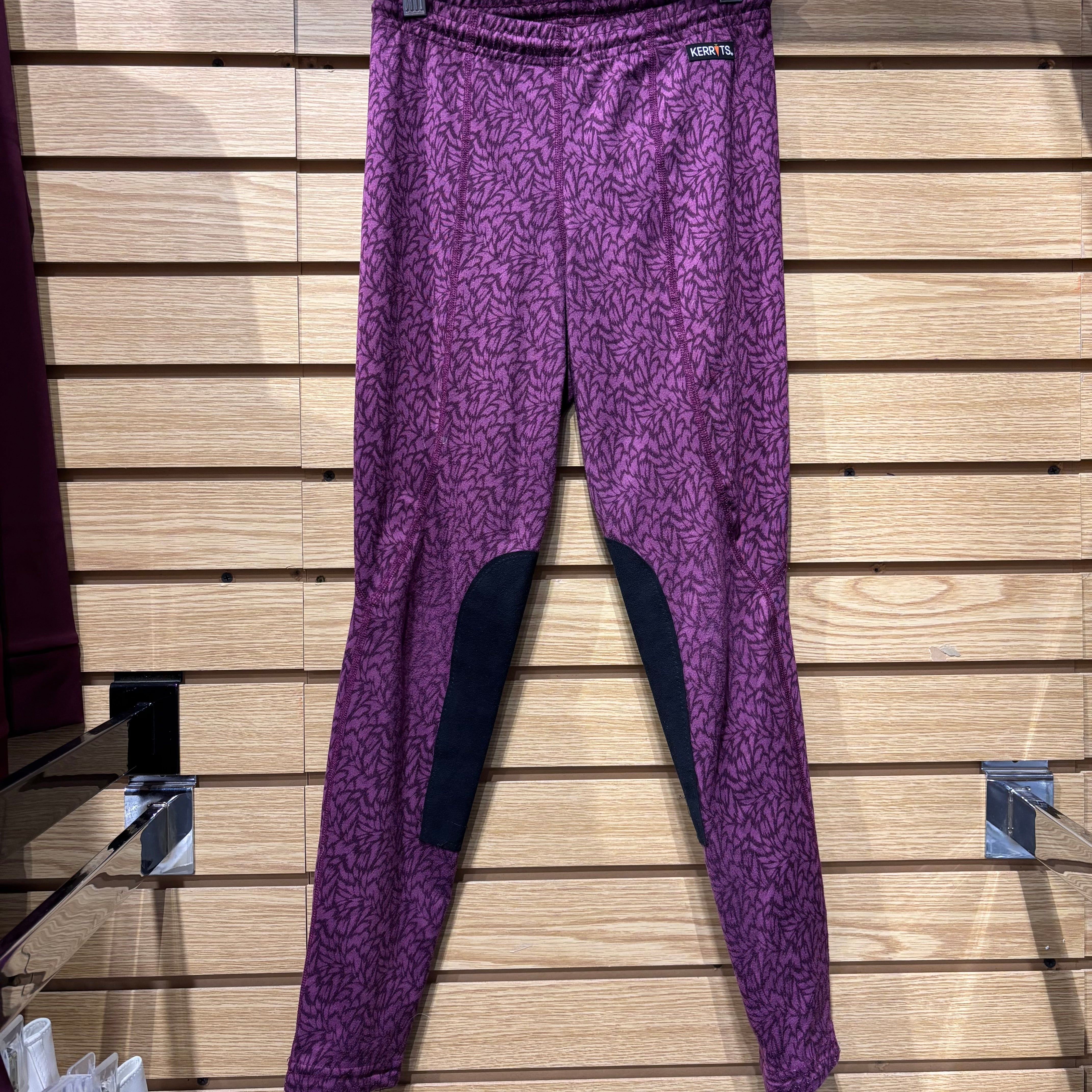 Used Large Purple Kerrits Riding Tights