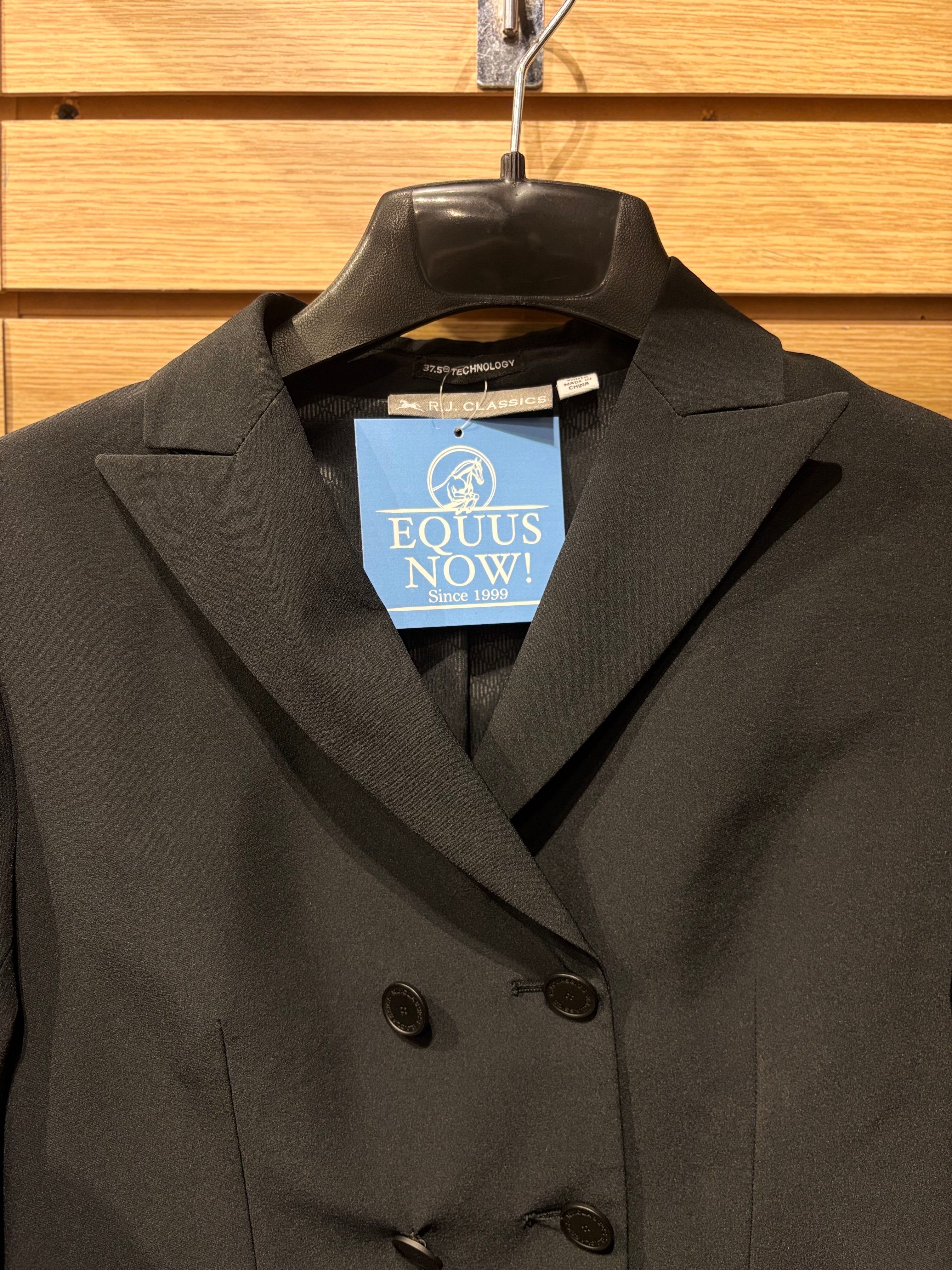 Used 18R Black RJ Classics Grey Label Bailey Shadbelly Coat