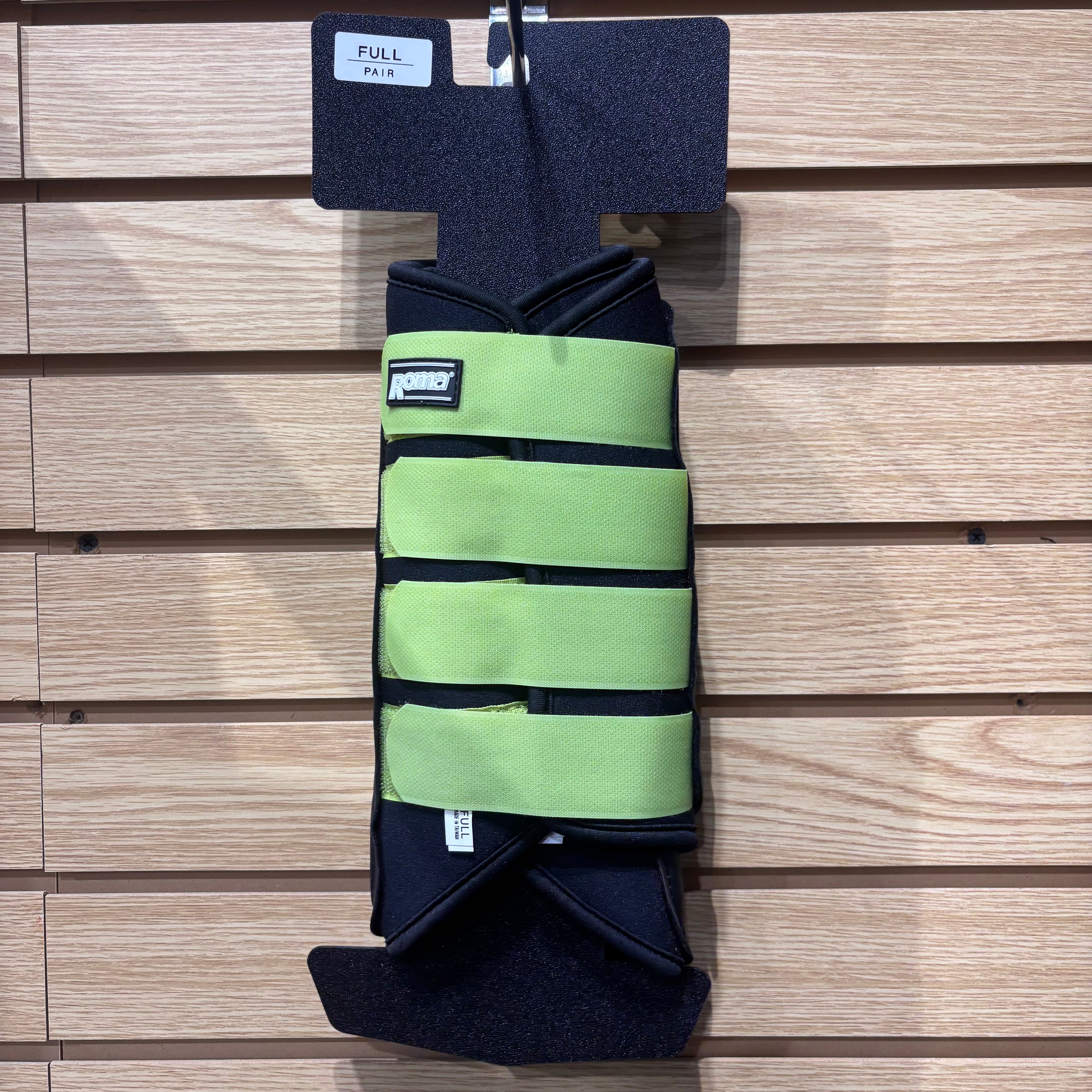 Used Roma Full Green/Black Brushing Boots