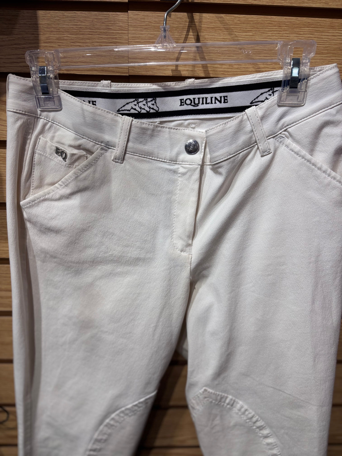 Used Medium/27 White Equiline Breeches