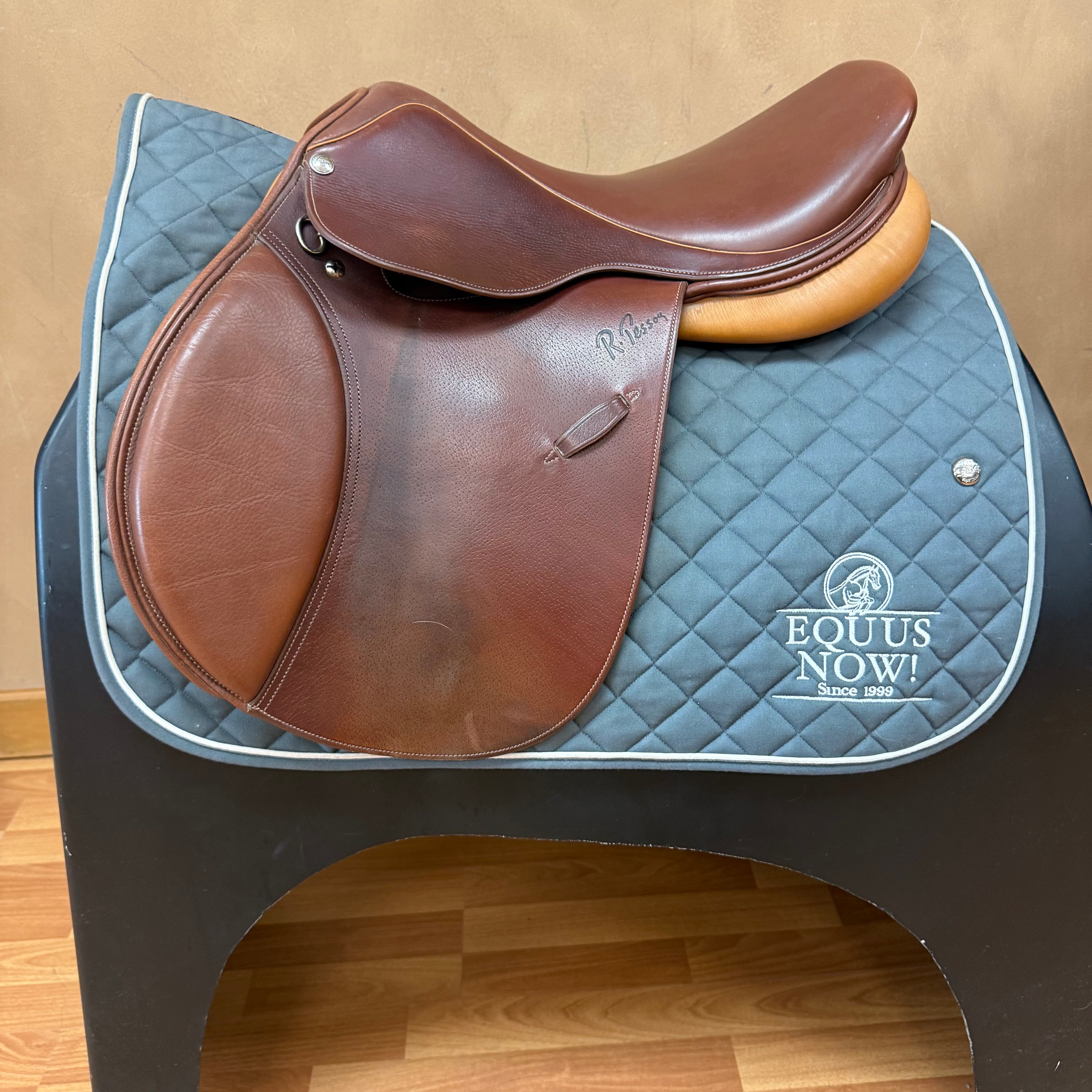 Used Pessoa Rodrigo Jump Saddle 17" Adjustable Tree