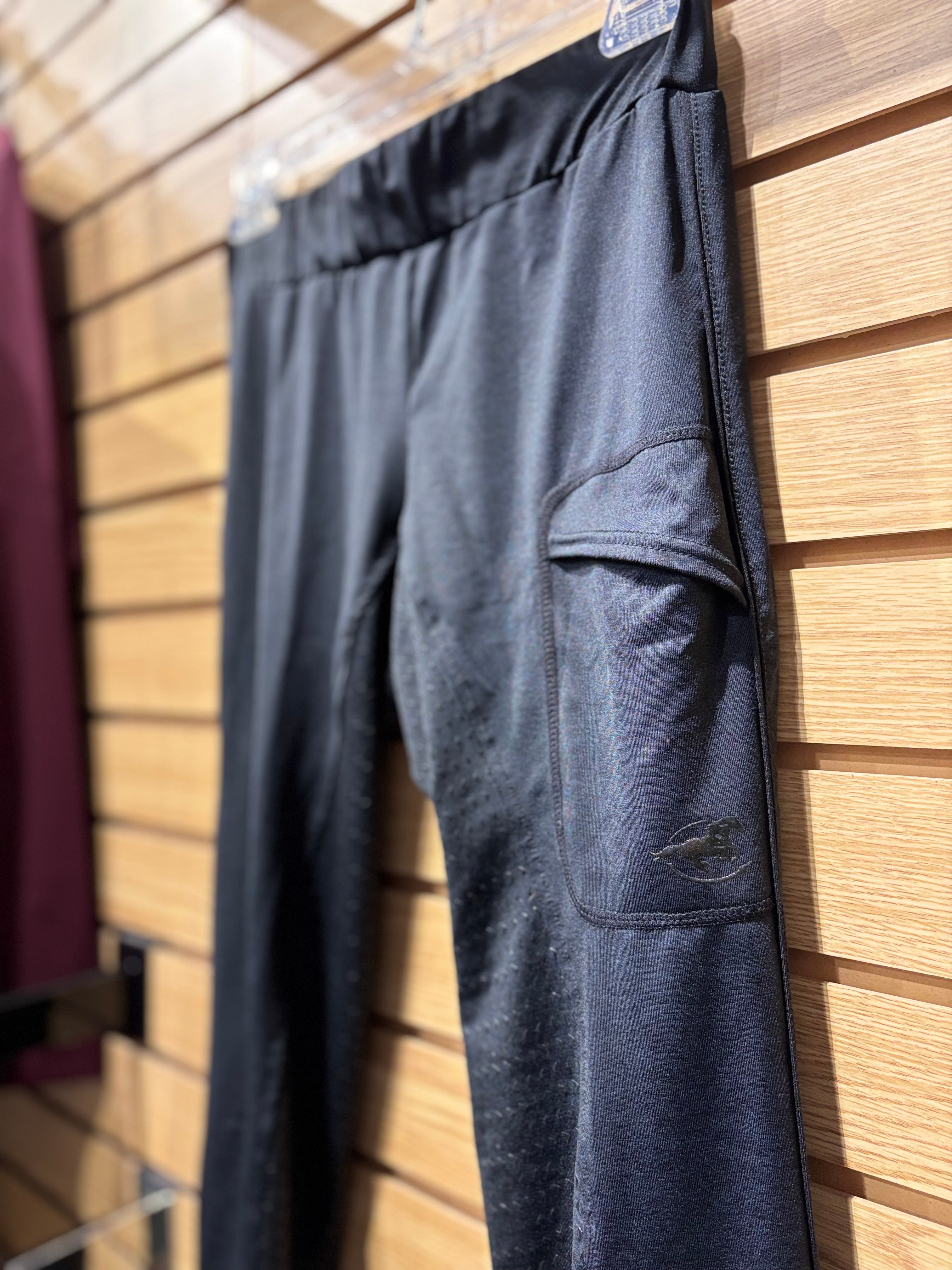 Used Small Black Piper Silicone Full Seat Tights