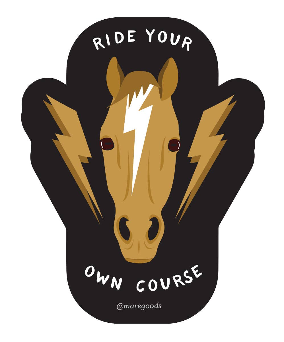 Ride Your Own Course Sticker