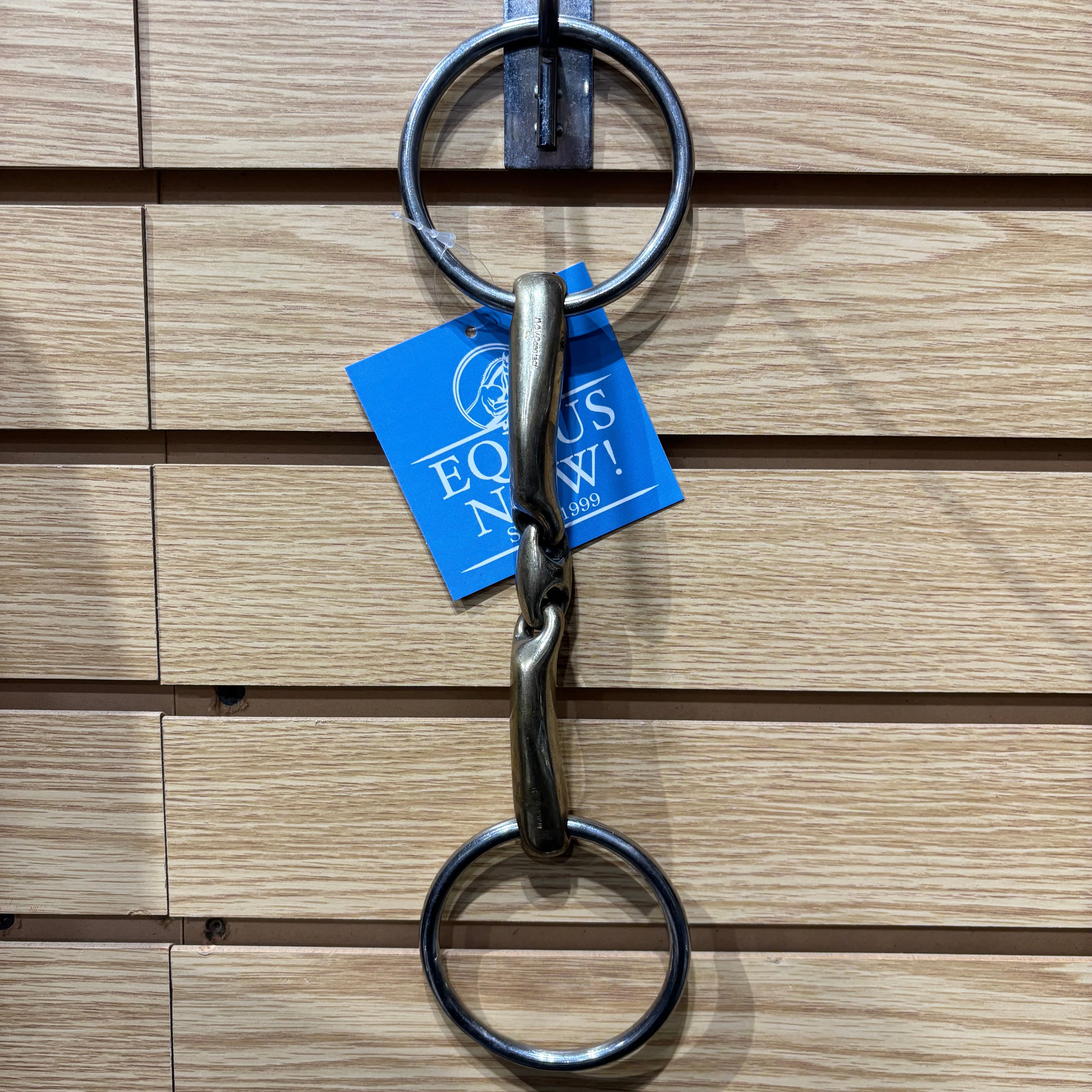 Used 5.75" Herm Sprenger Novocontact Lozenge Loose Ring Snaffle