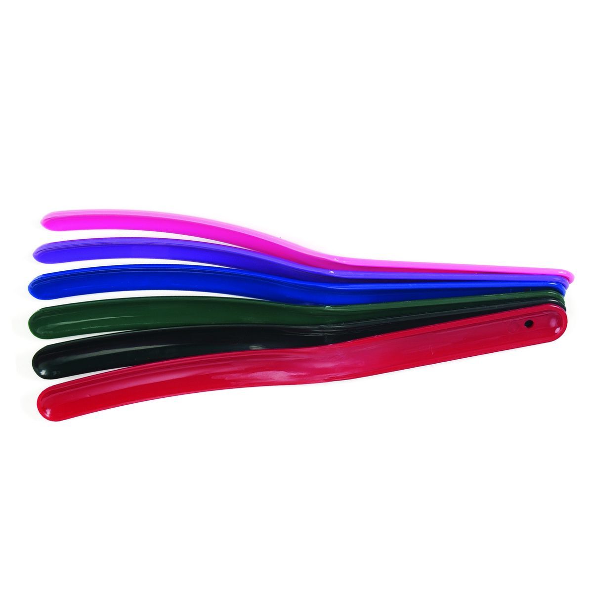 Curved Plastic Sweat Scrapers - Black