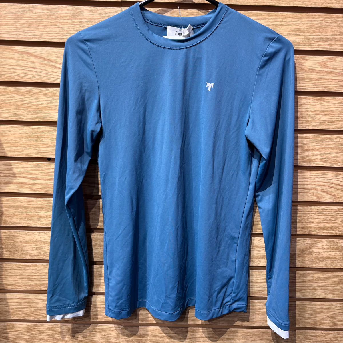 Used Small Blue TheTackHack Long Sleeve Riding Shirt