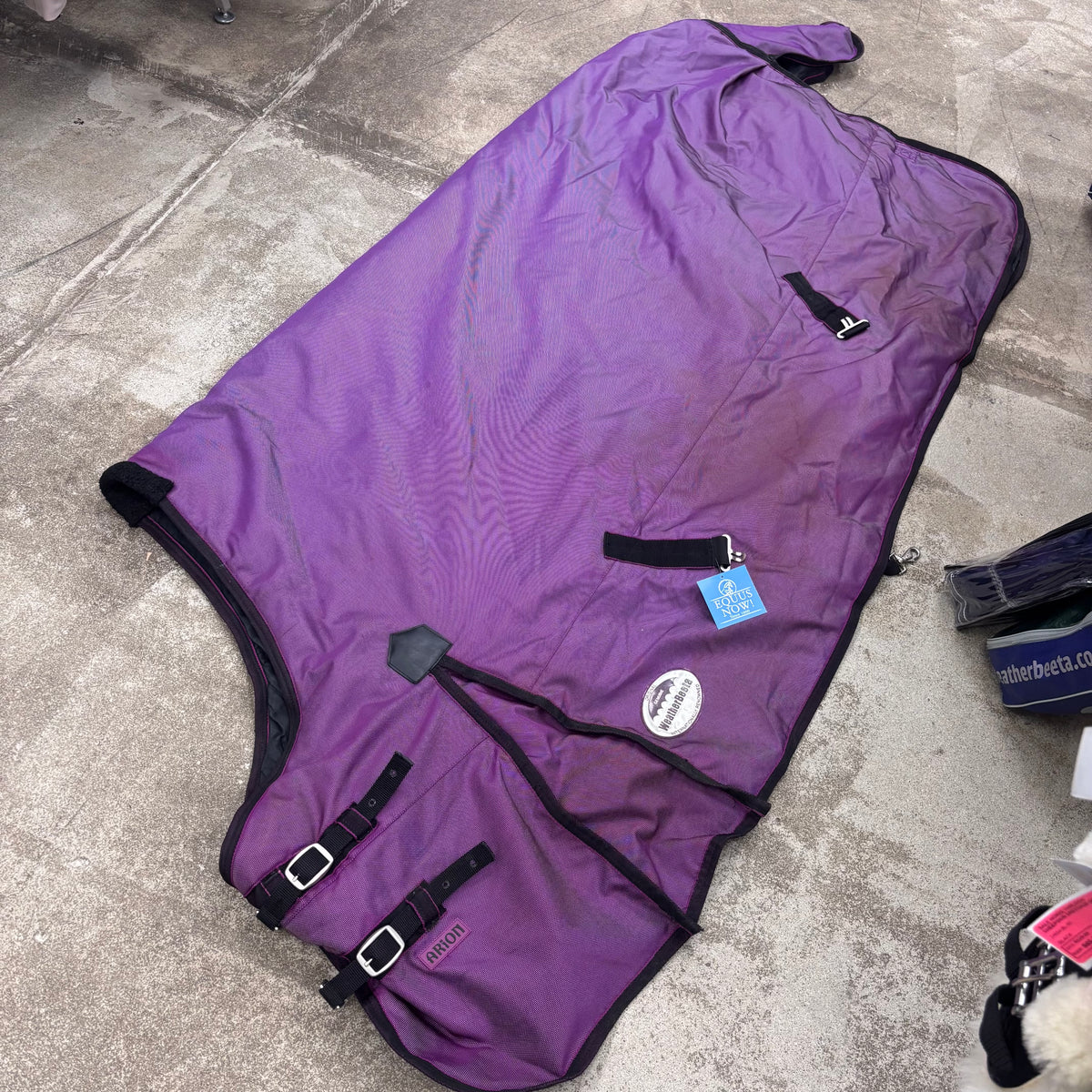 Used 81" Purple Weatherbeeta Turnout Blanket- Heavy