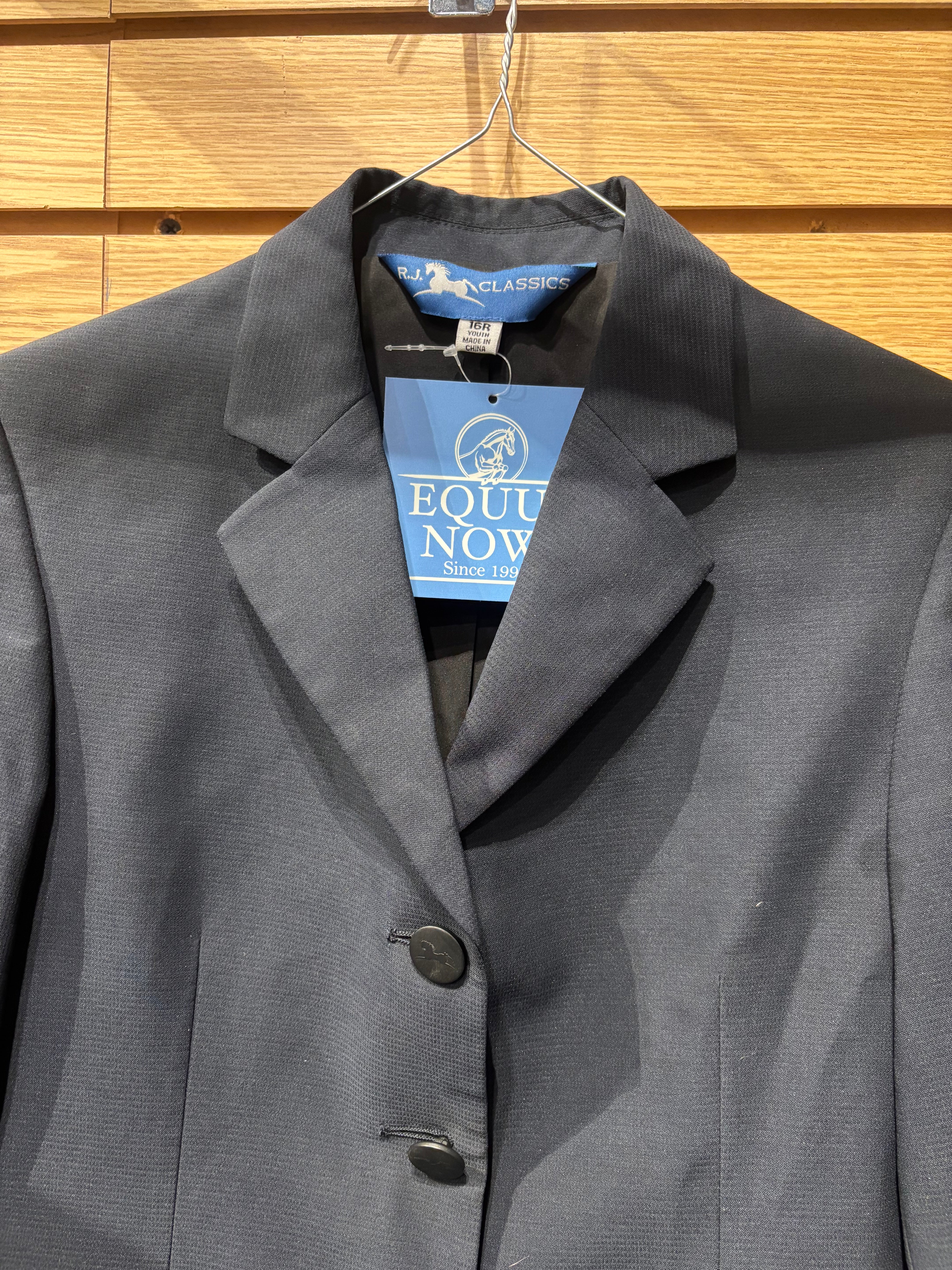 Used 16R Navy RJ Classics Hunt Coat