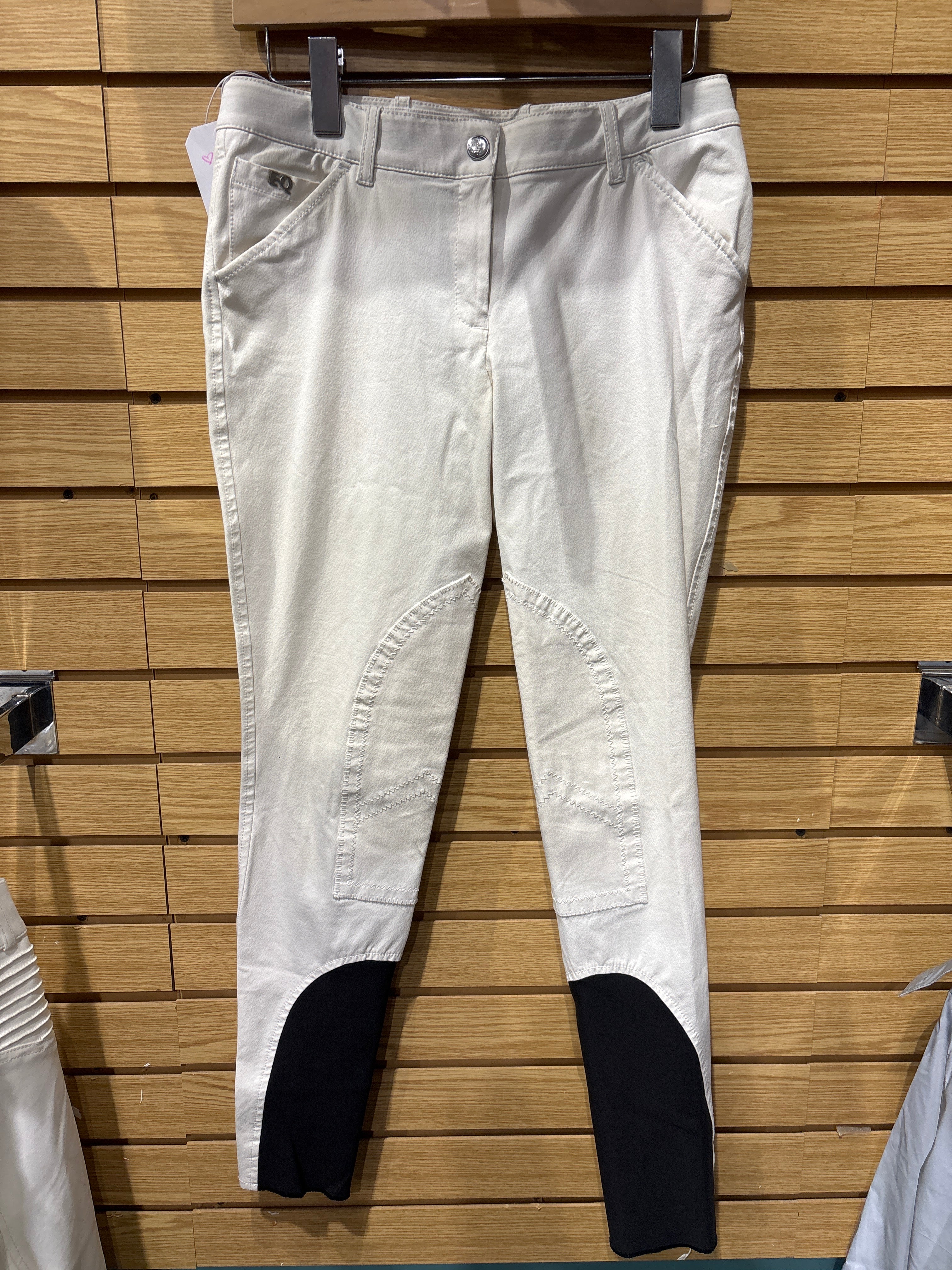 Used Medium/27 White Equiline Breeches