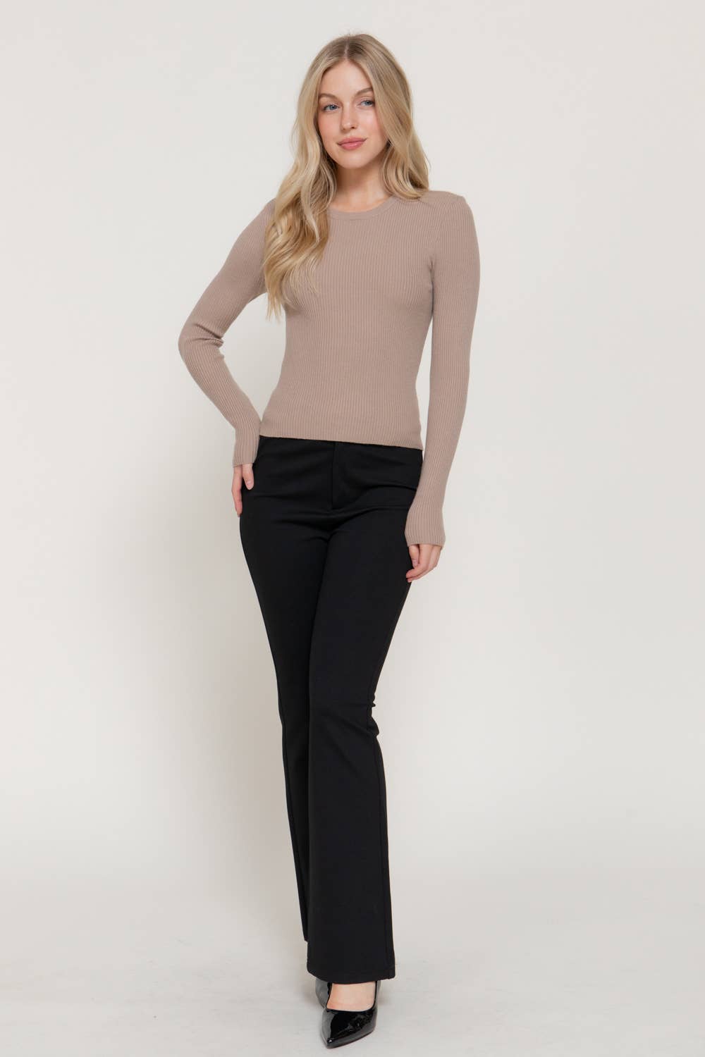 Long Sleeve Crew Neck Sweater