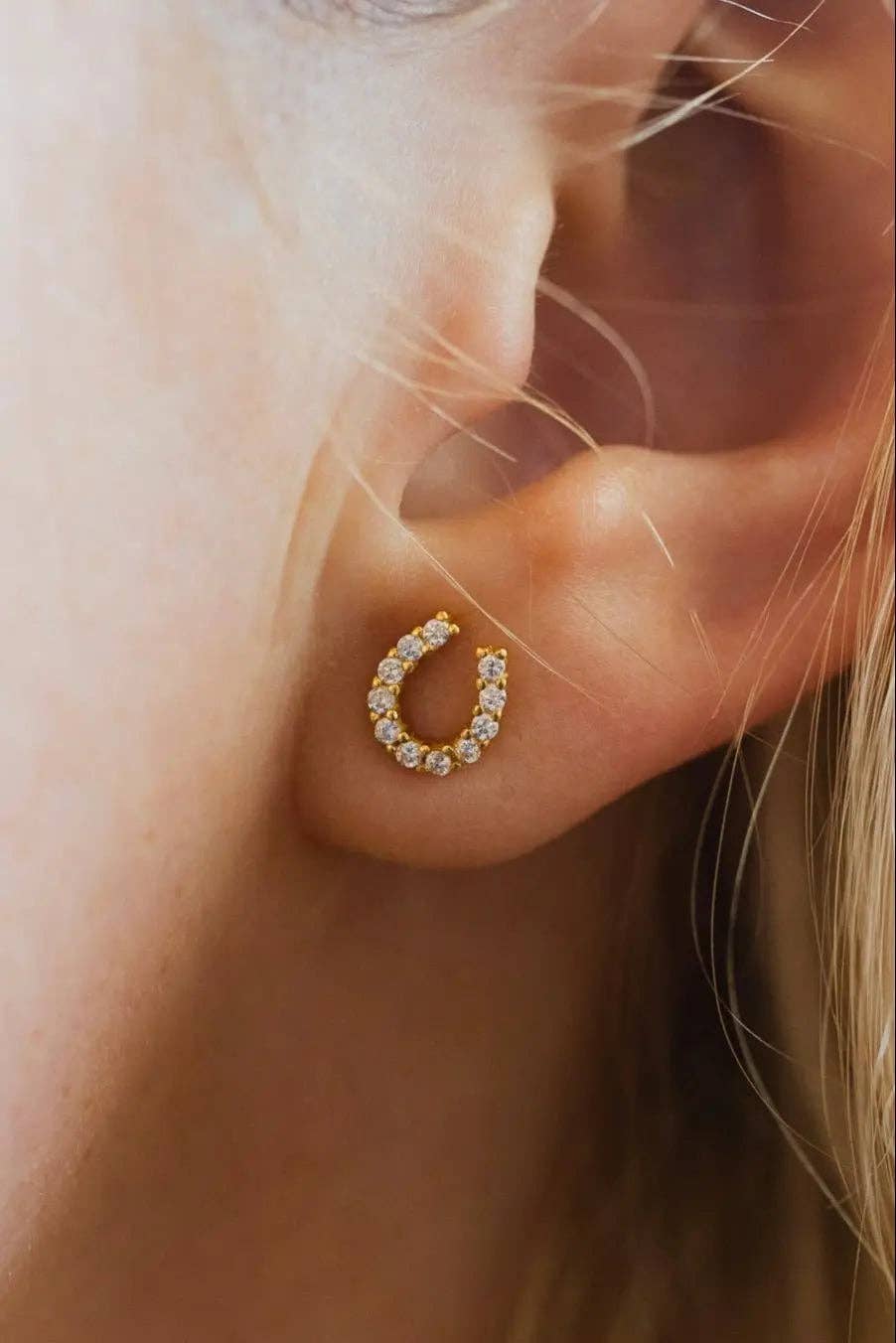 Bridle Up Hope Shop - Luxe Horseshoe Earrings