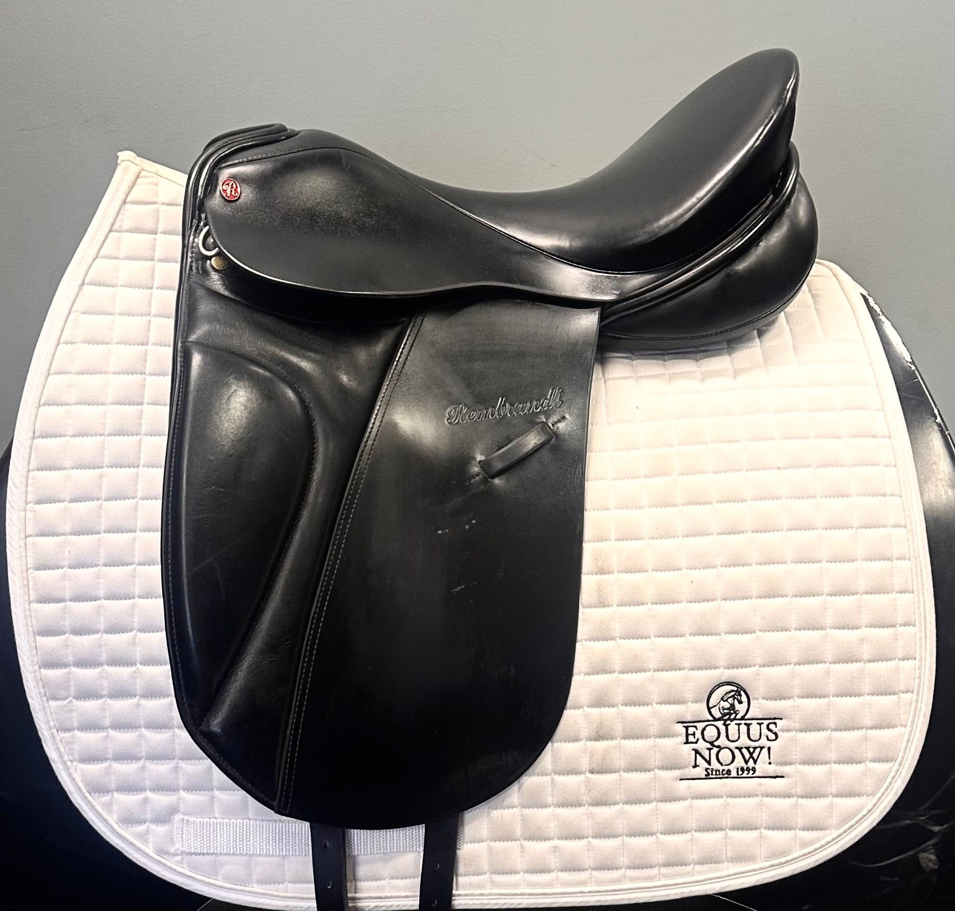 Used Rembrandt Dressage Saddle 17.5" Wide Tree