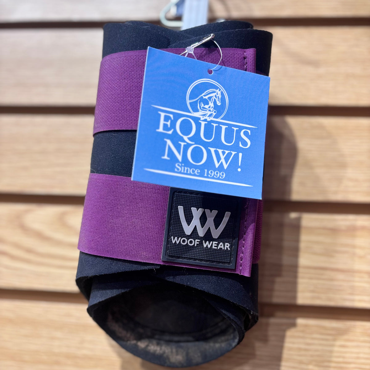 Used Medium Black/Purple WoofWear Brushing Boots