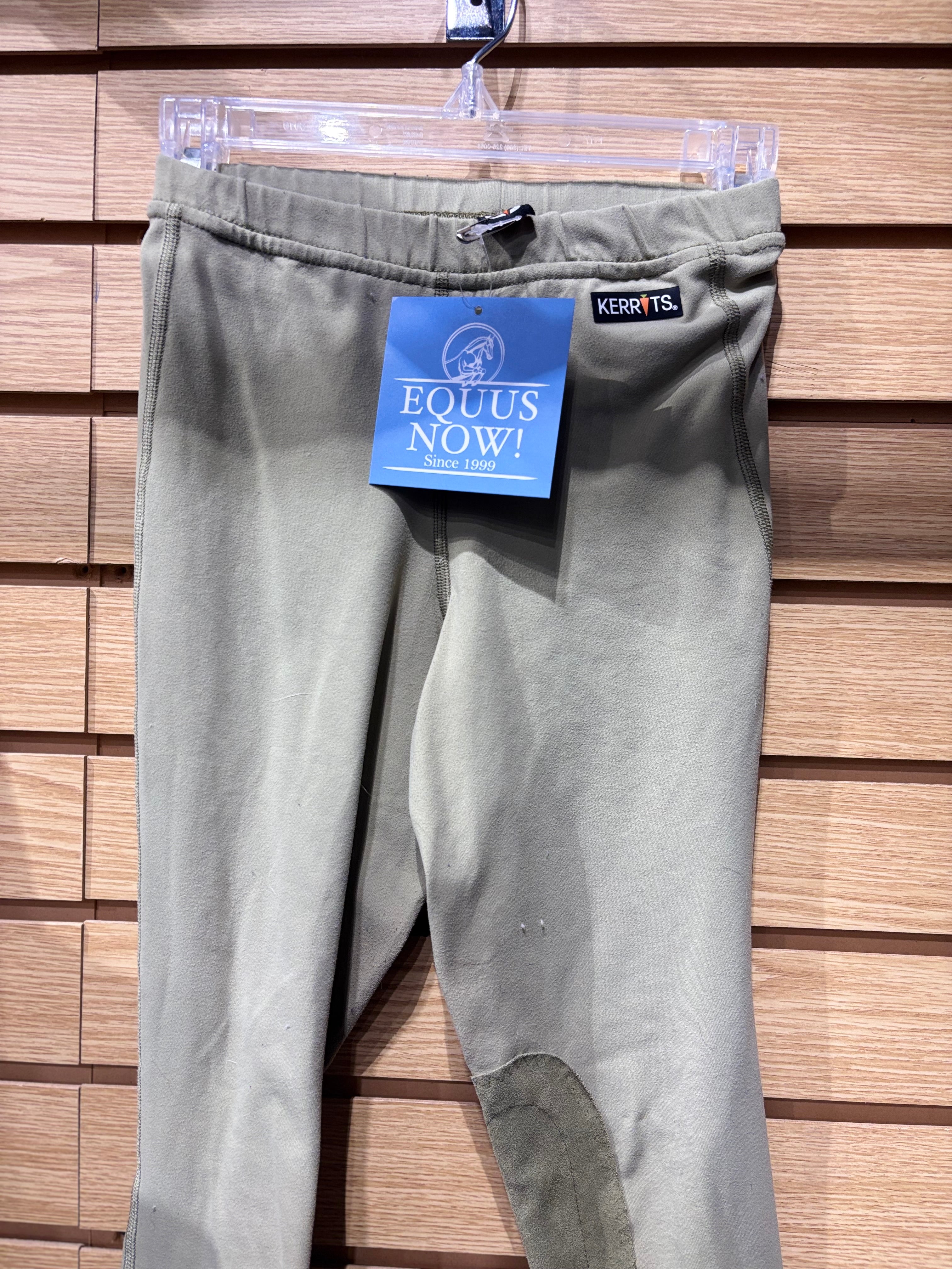 Used Kids Medium Tan Kerrits Tights