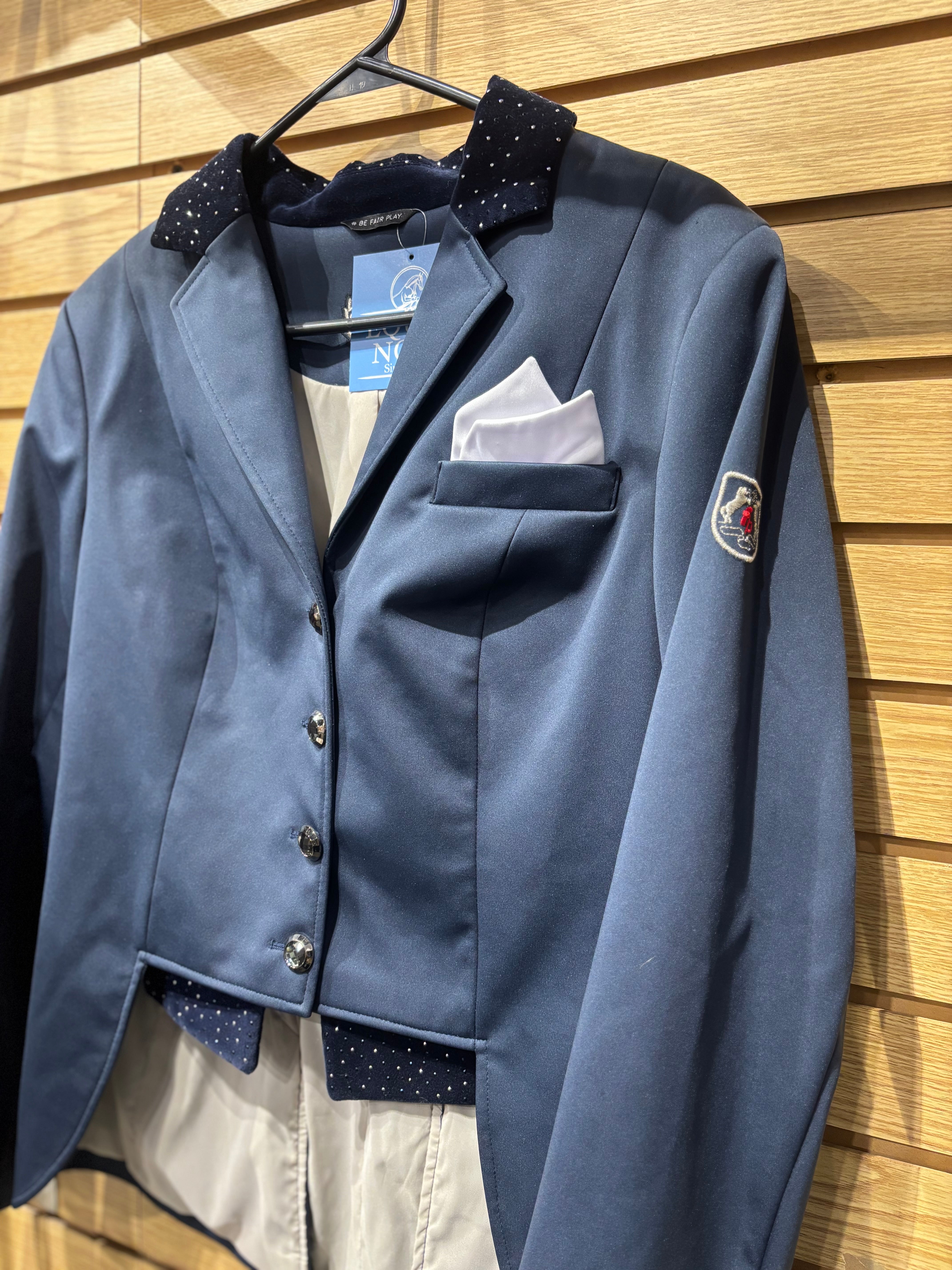 Used Fair Play 46 Navy Dressage Coat