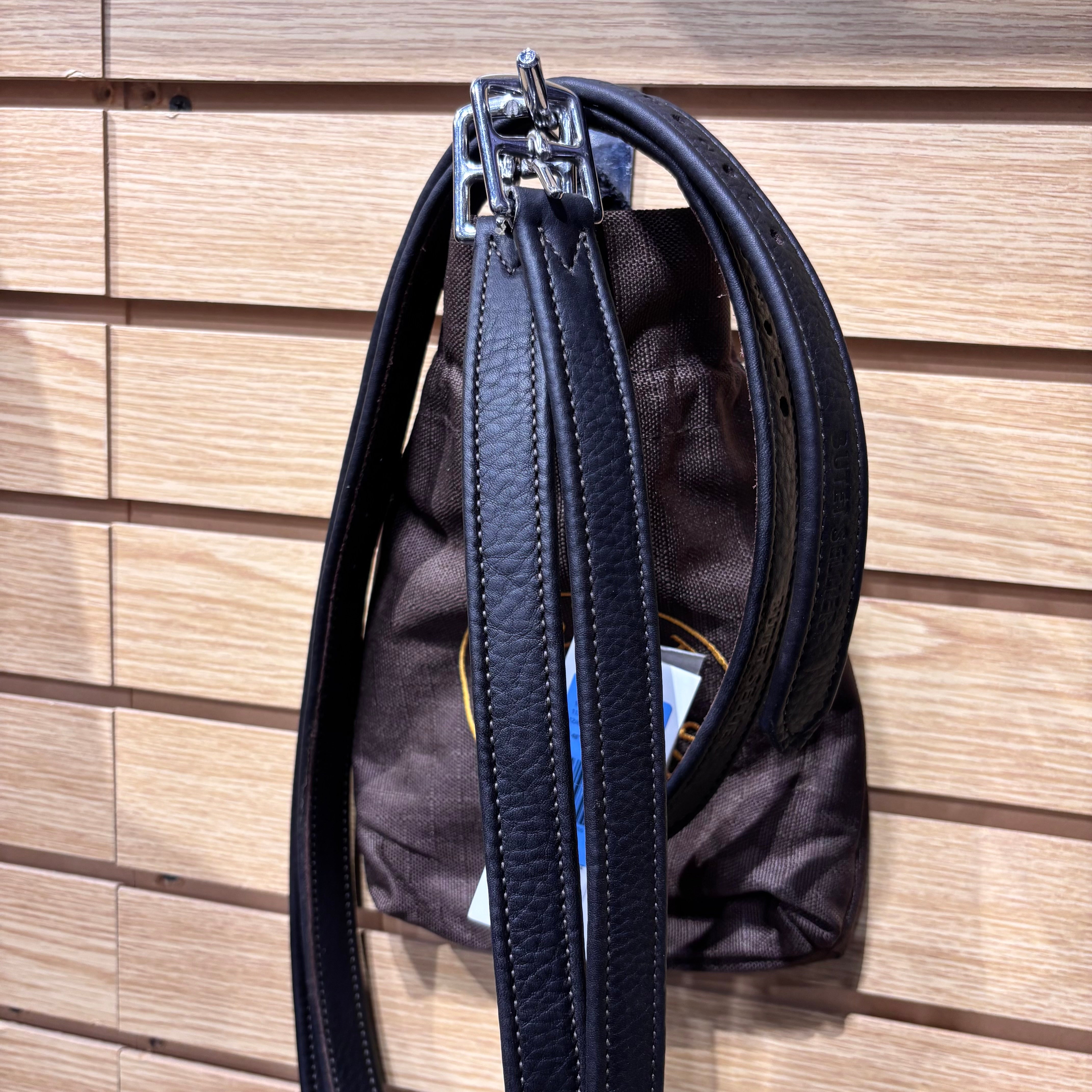 Used 48" Dark Brown Butet Stirrup Leathers