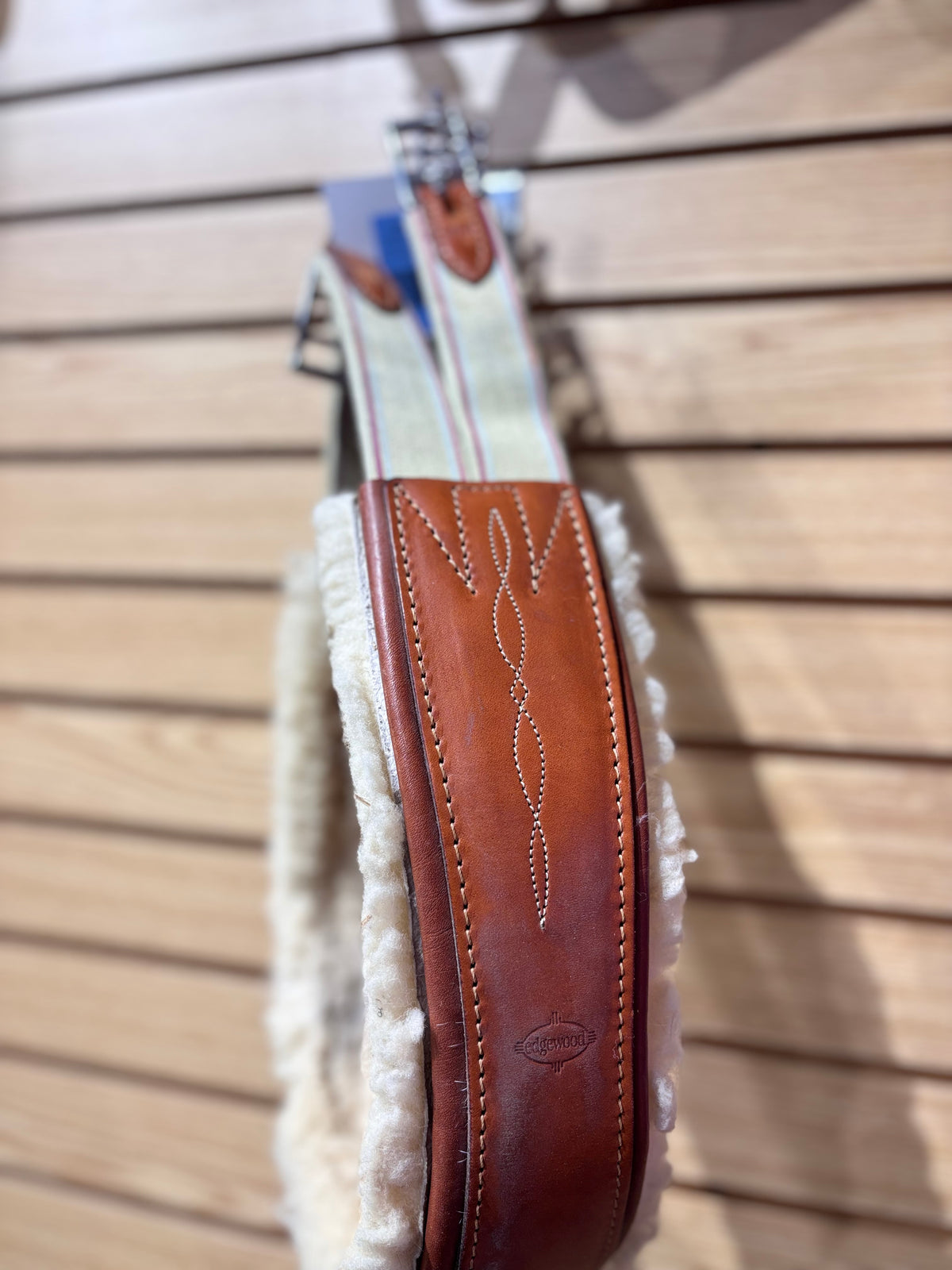 Used 48" Brown Edgewood Fleece Girth