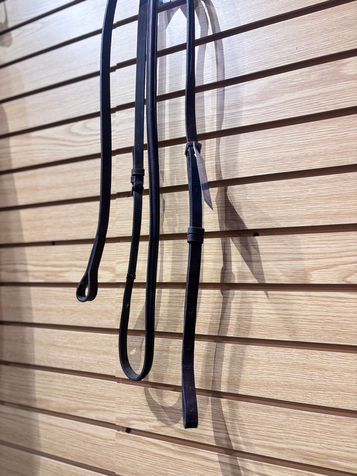 Used Full Brown Standing Martingale *has nameplate*