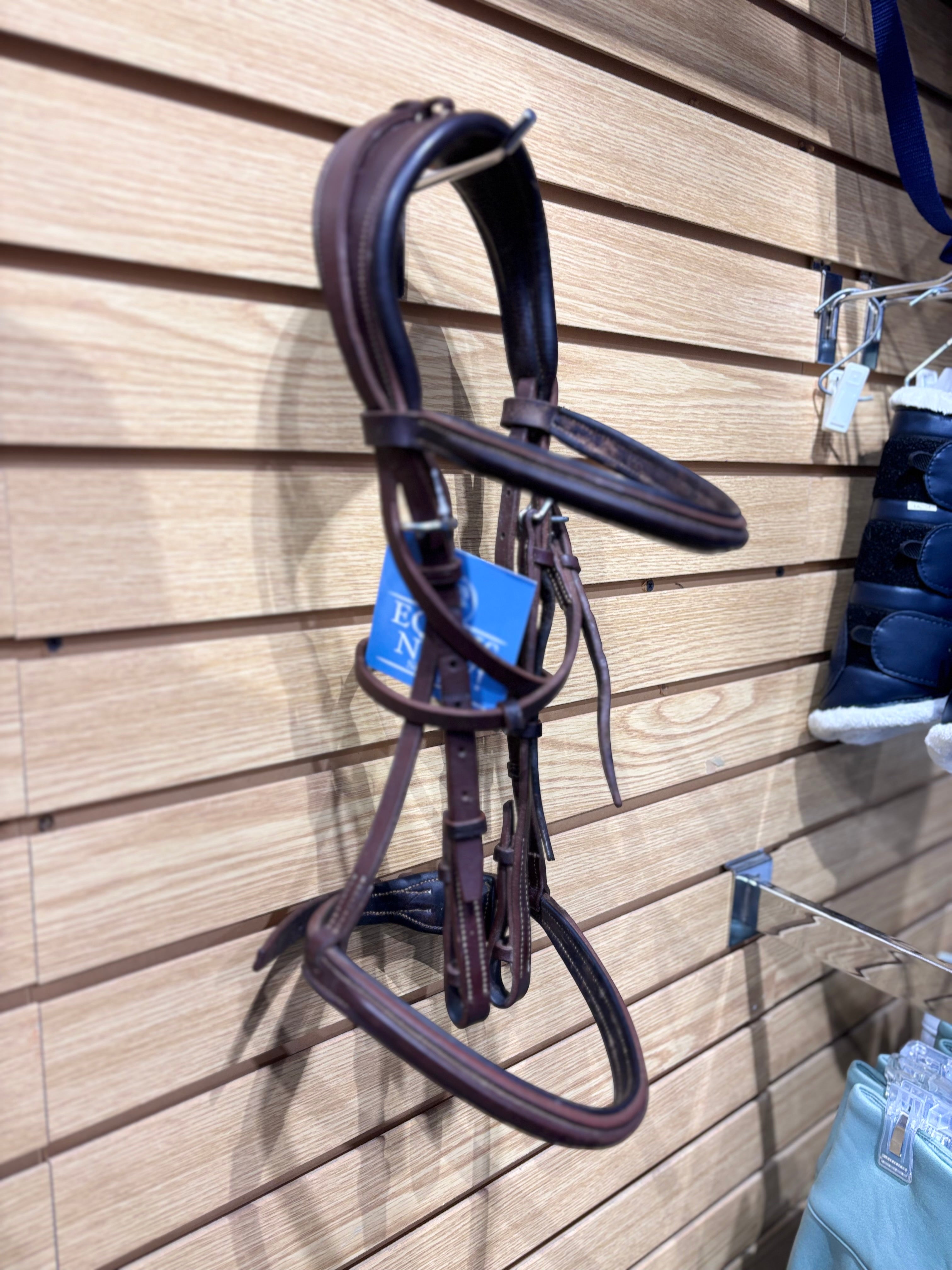 Used Small Devoucoux Monocrown Bridle Brown