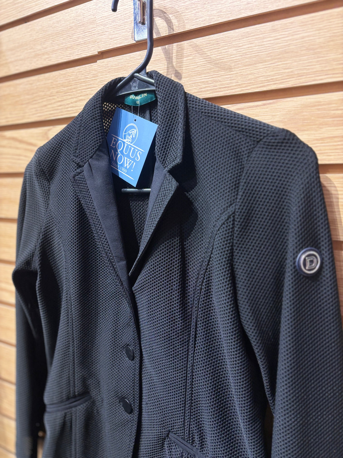 Used Youth 12 Dublin Mesh Show Coat Black