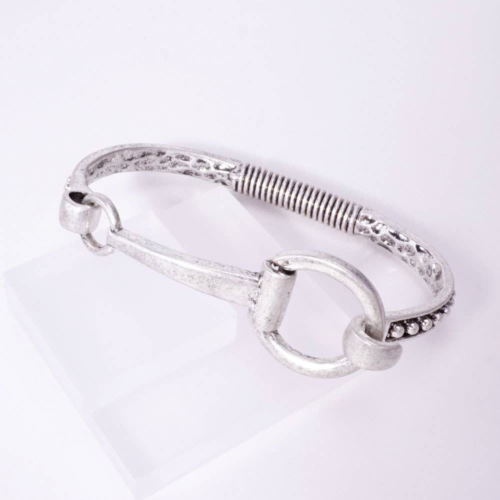 HORSE BIT CUFF BANGLE BRACELET