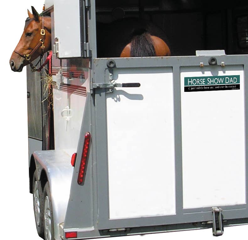 Horse Hollow Press - Horse Bumper Sticker / Horse Show Dad