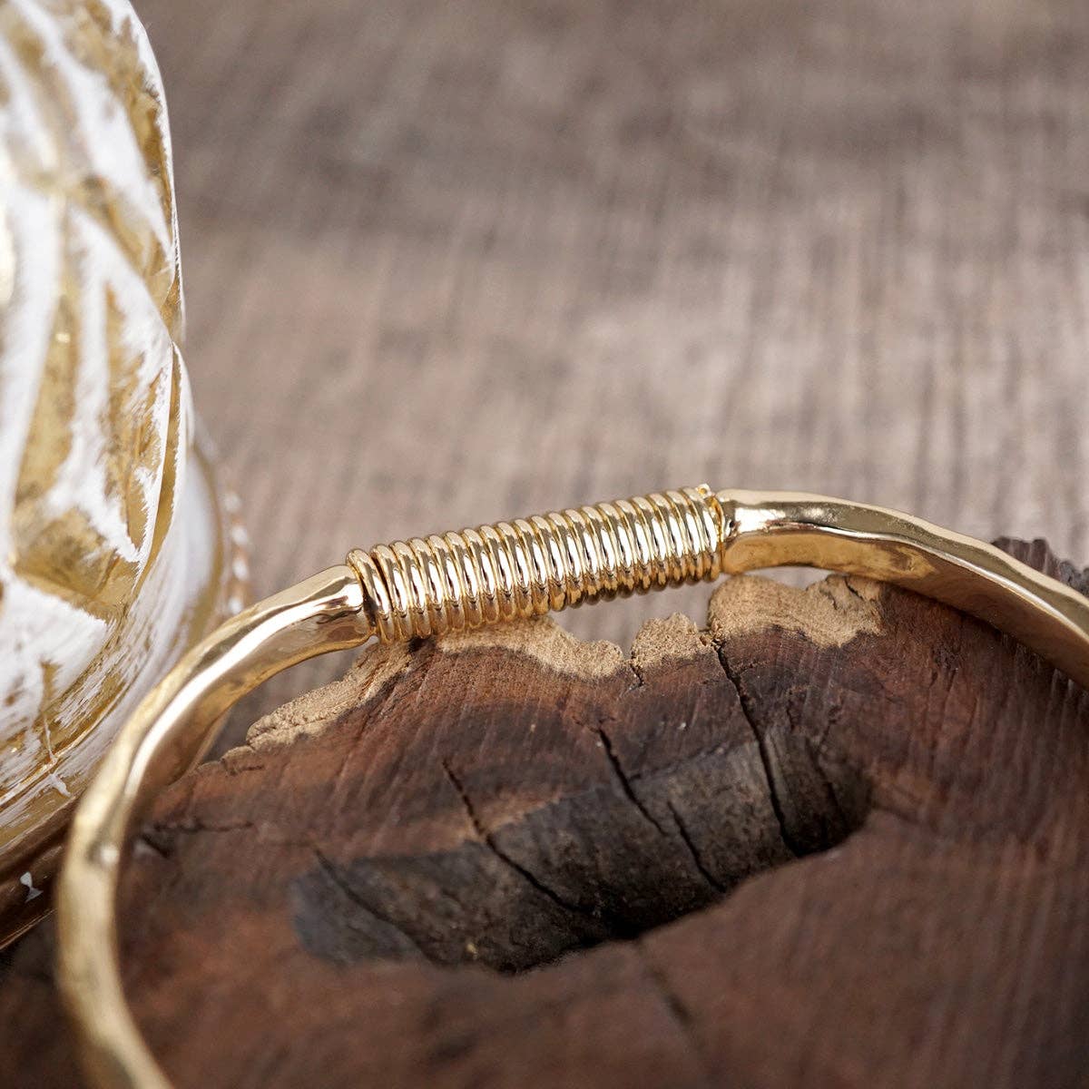 Horse Bit Hinged Bracelet - Rider’s Curve