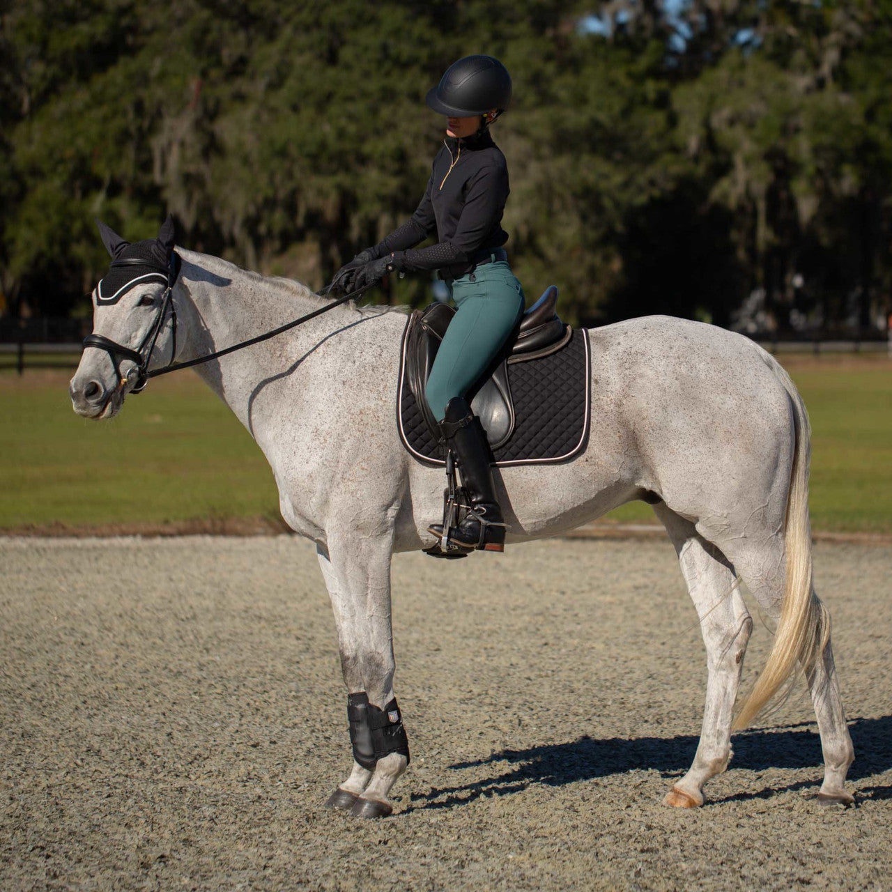 Equinavia Annika Womens Silicone Knee Patch Breeches - supporting