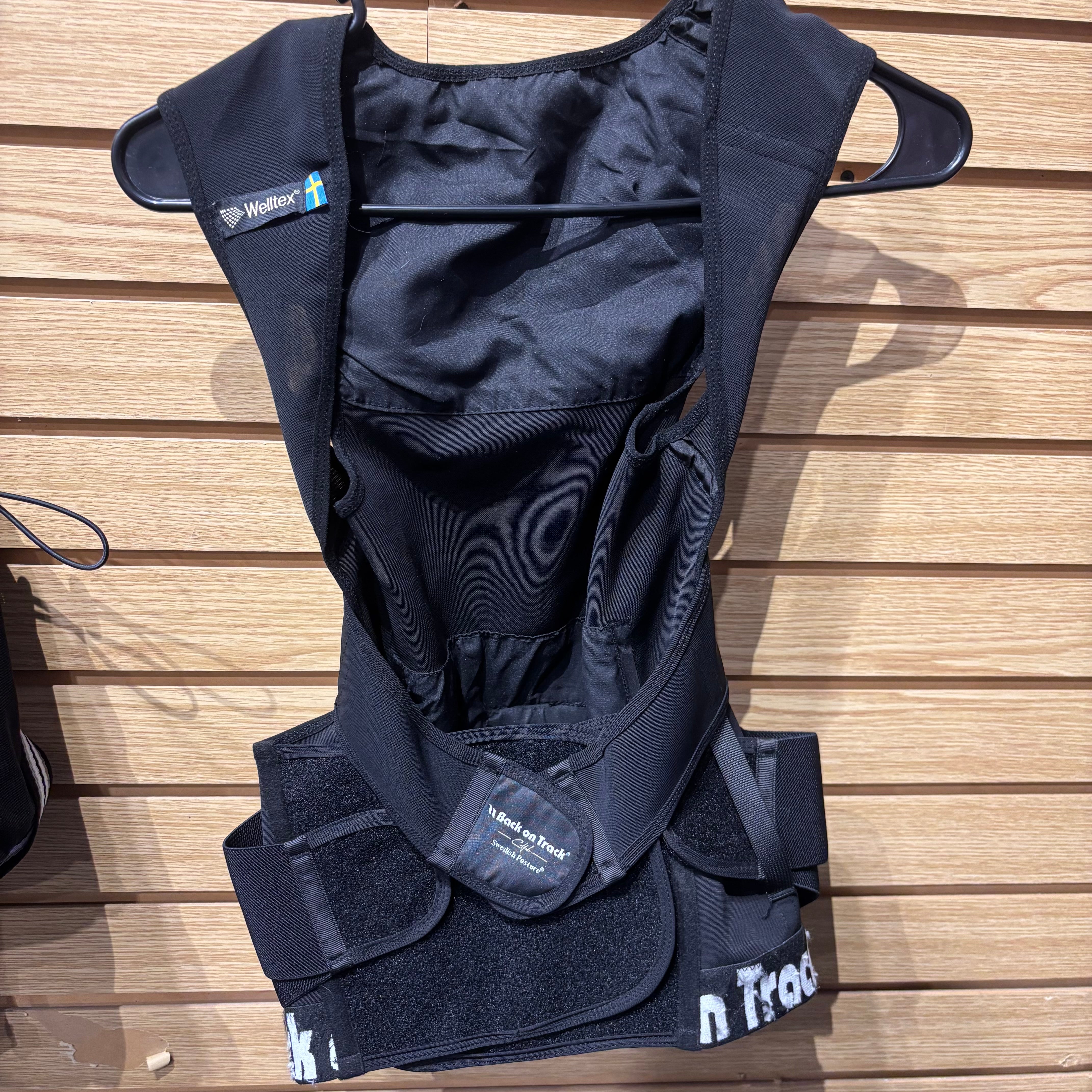 Used Small Black Back on Track Swedish Support Vest