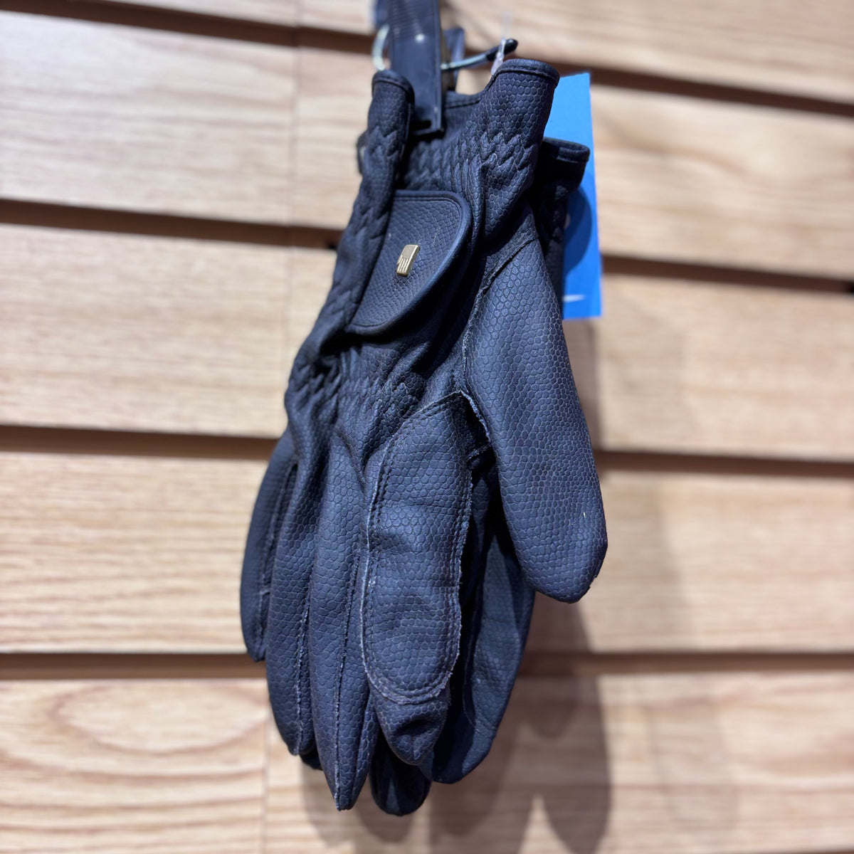 Used 7.5 Black Roeckl Grip Riding Gloves