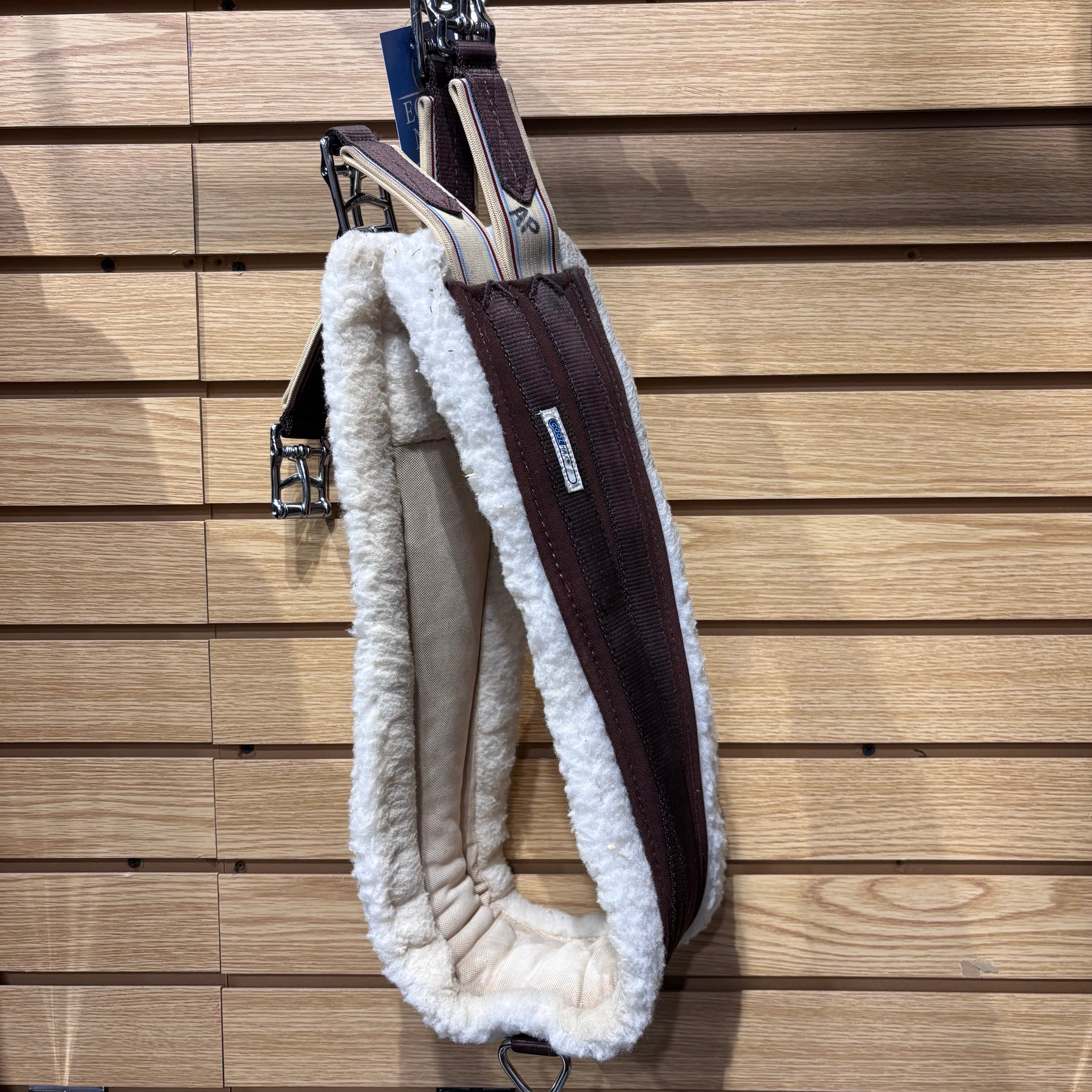 Used 48" Brown Lettia Coolmax Fleece Girth