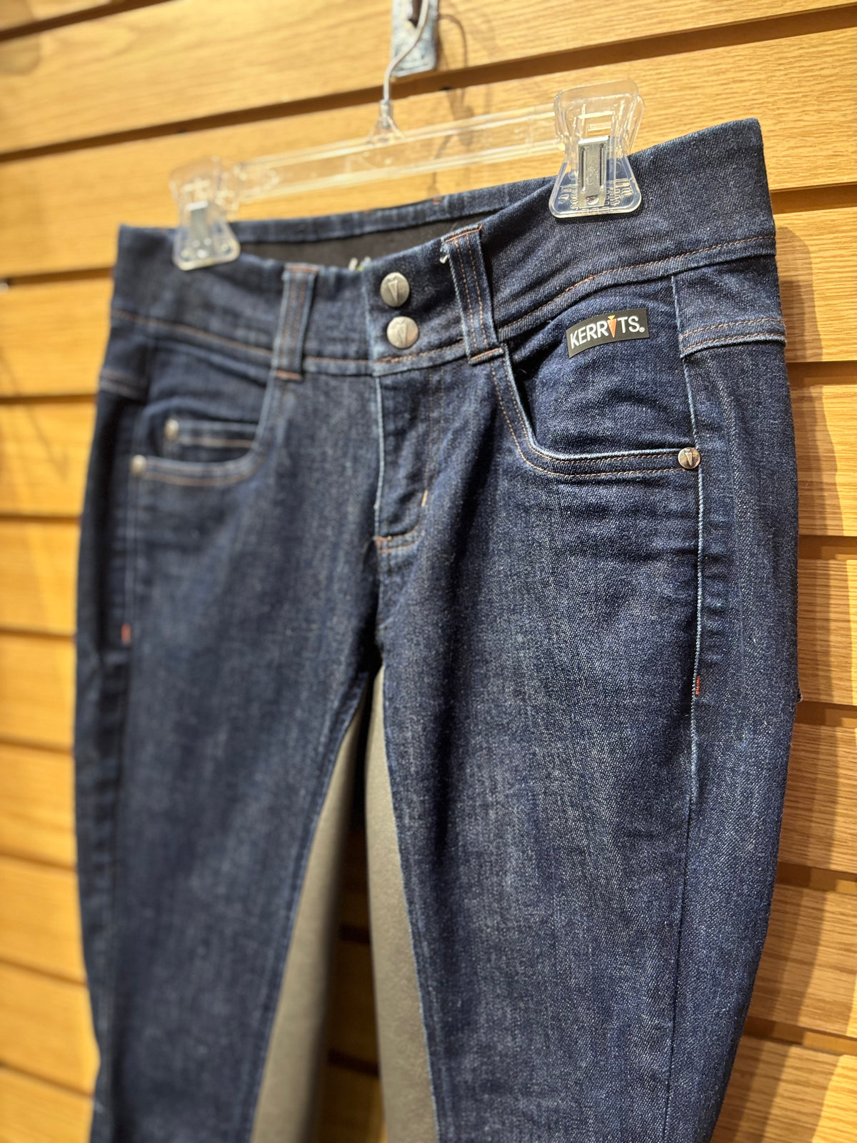 Used Kerrits Denim Full Seat Breeches