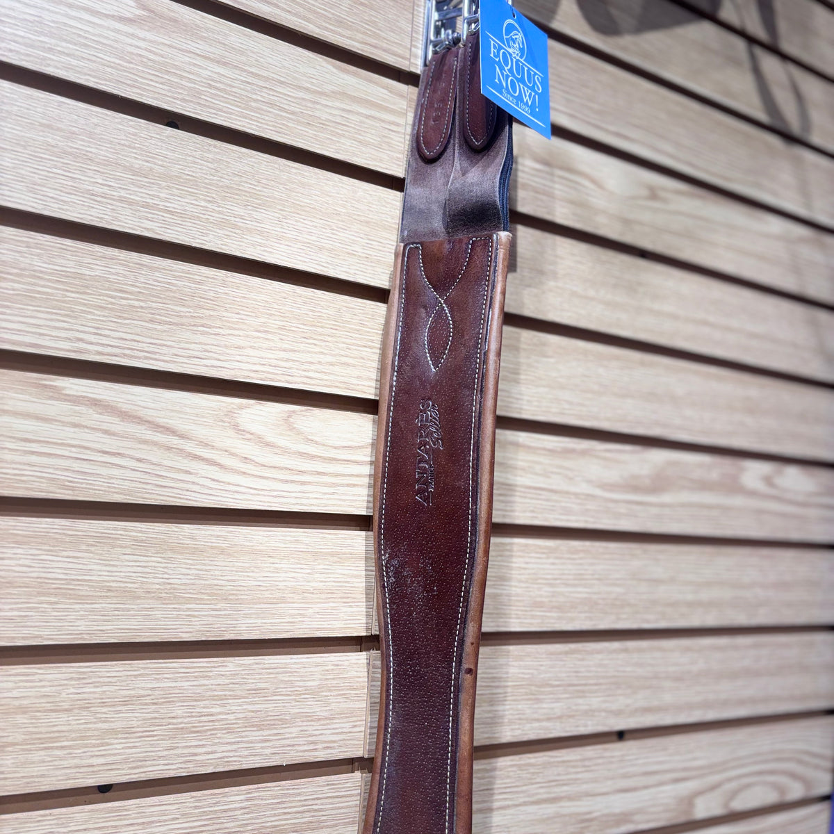 Used 54" Brown Antares Leather Girth