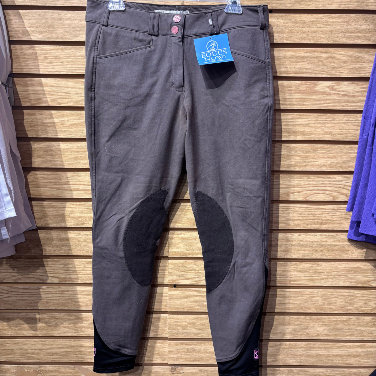 Used 30R Grey Tredstep Symphony Knee Patch Breeches