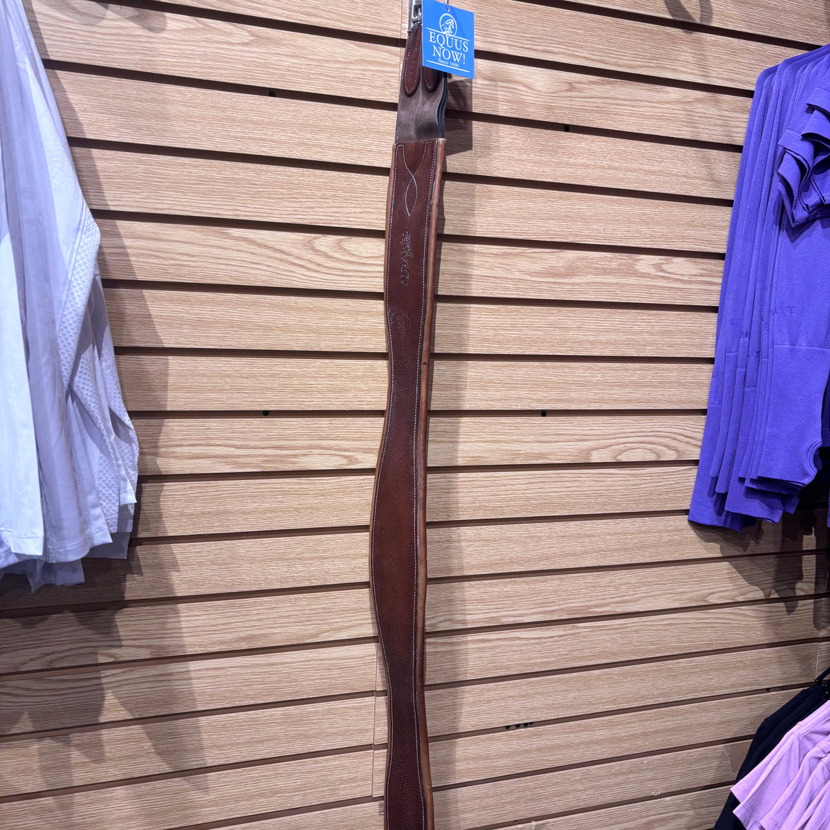 Used 54" Brown Antares Leather Girth
