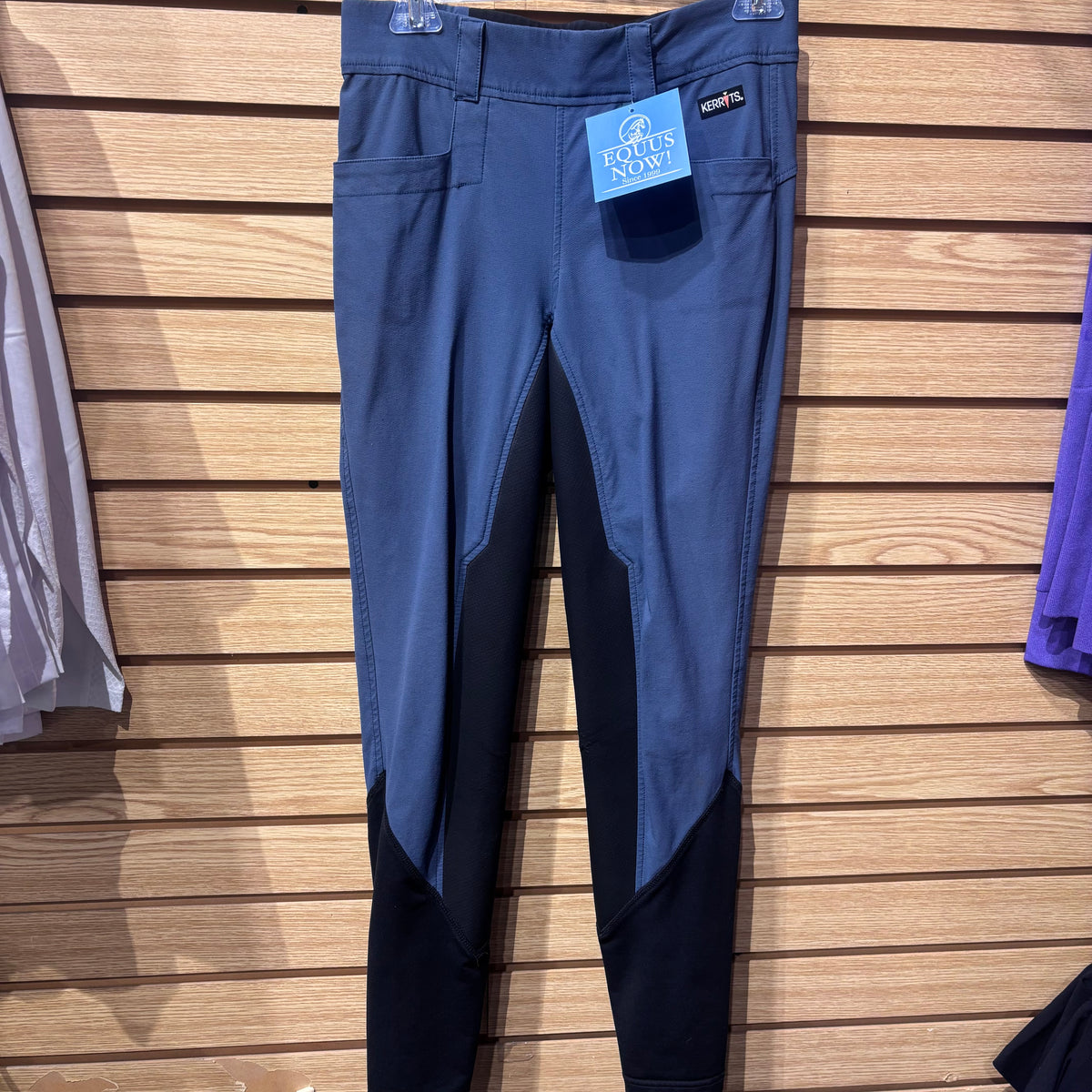 Used Medium Blue Kerrits GripTek Full Seat Breeches