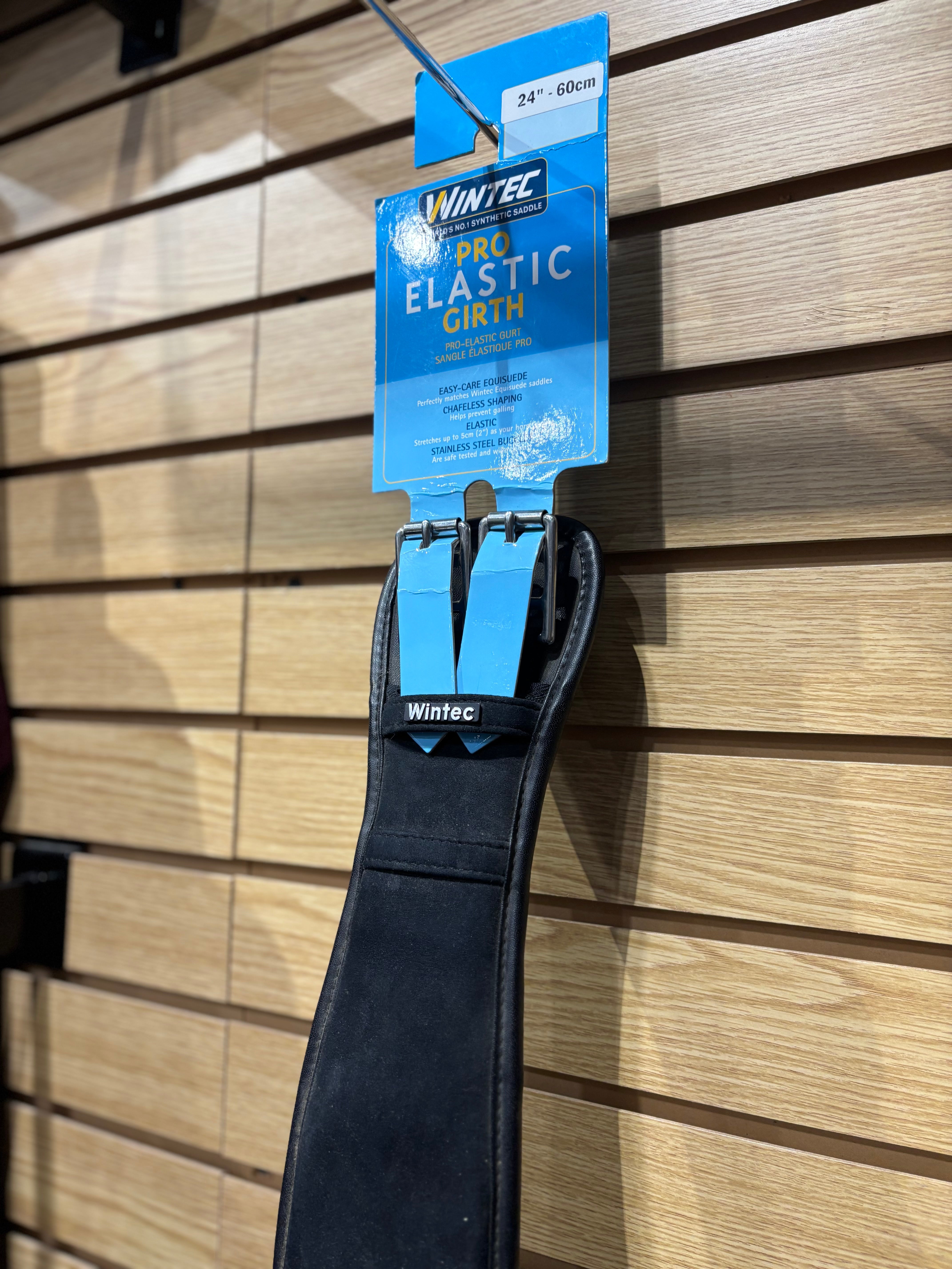 Used Wintec 24" Black Pro Elastic Dressage Girth