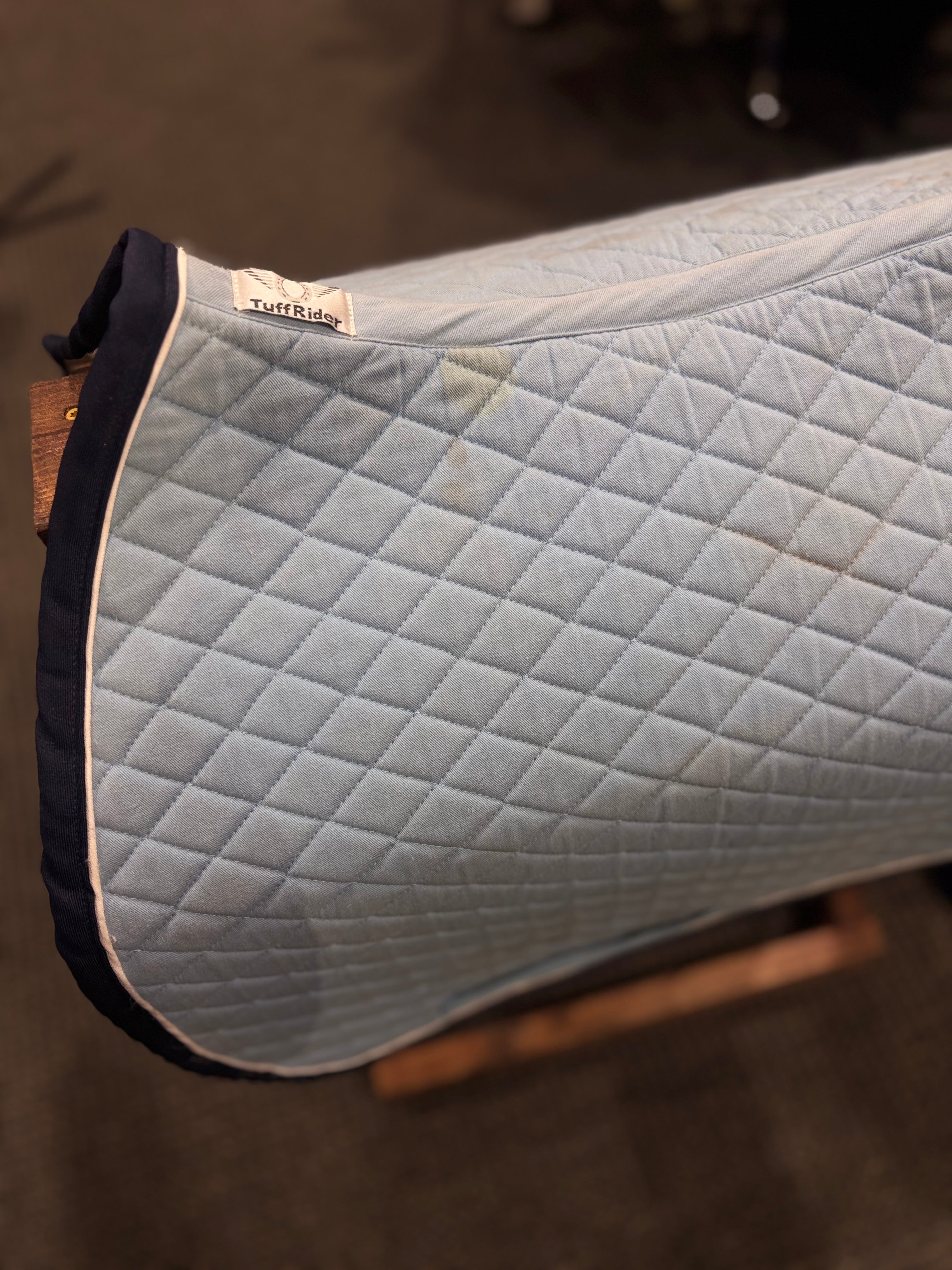 Used Blue TuffRider Saddle Pad