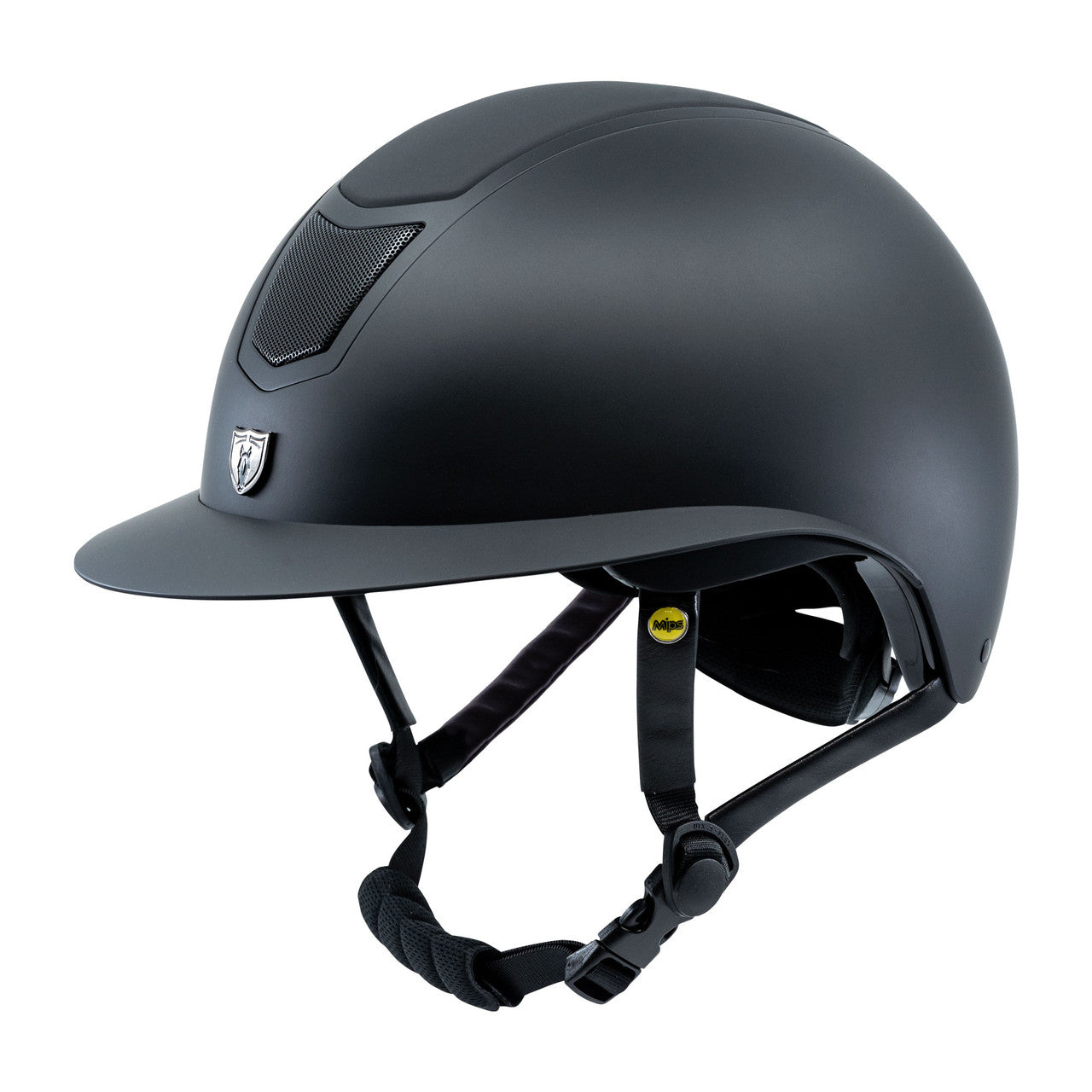 Tipperary Devon MIPS Wide Brim Helmet - Matte Black - supporting